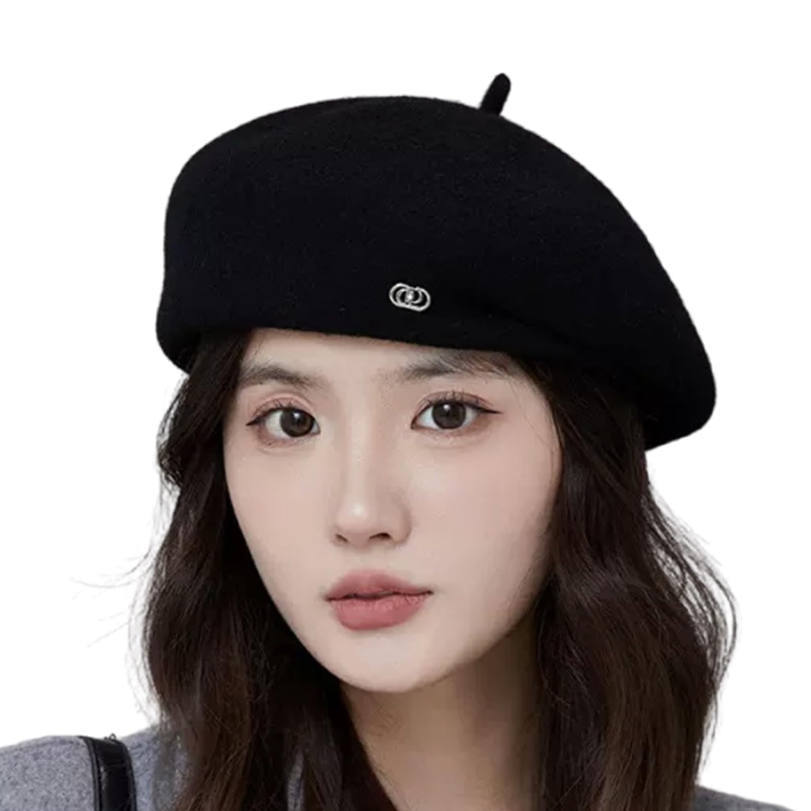 MICFENY Warm Wool Hat For Women Fit Cold Weather Accessory