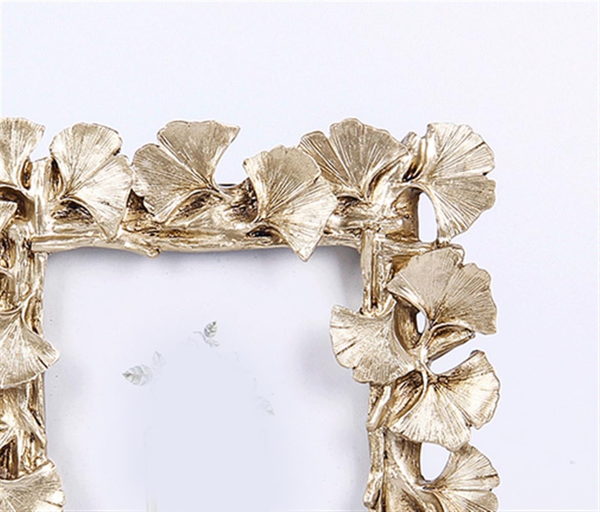 Cozomiz Stile Barocco retrò Cornice Vintage per Foto Rustico Portafoto da Tavolo Regalo per Matrimonio Genitori Amici Home Decor Cornice per Camera da Letto 13 x 18 cm Oro
