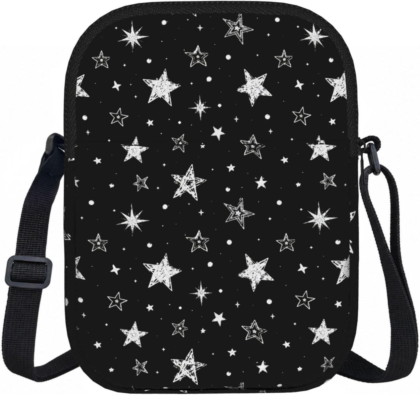 Crossbody Bag for Women, Small Zipper Shoulder Bag with Adjustable Strap