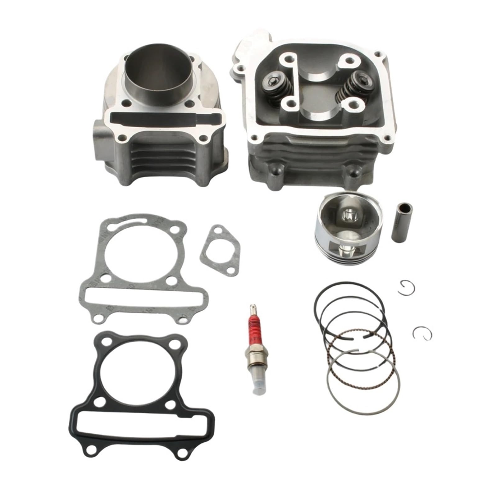 Kit cylindre 52mm 105cc pour moteur 50cc 4T avec culasse de course performance