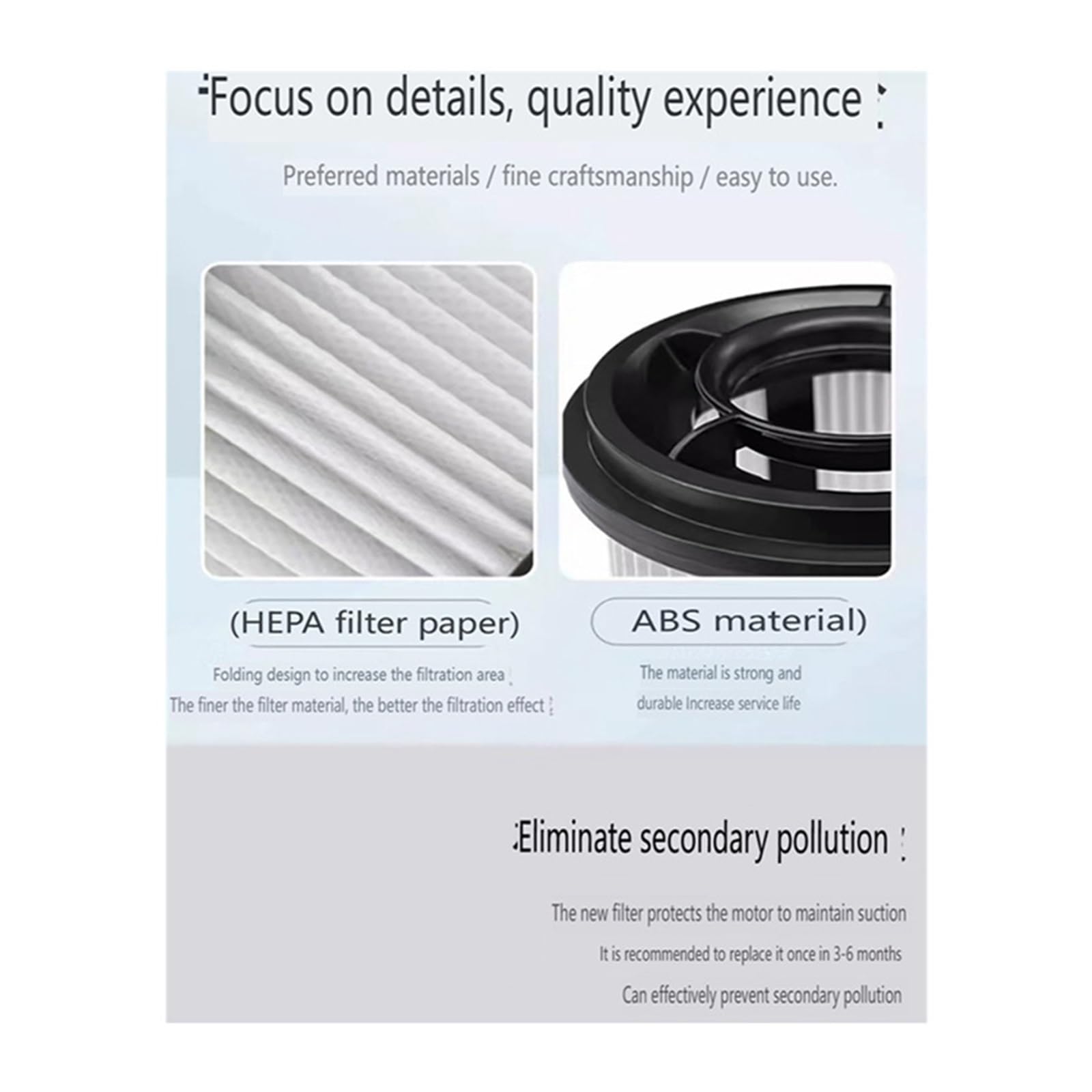 Accesorios de Filtro Consumibles for aspiradoras,