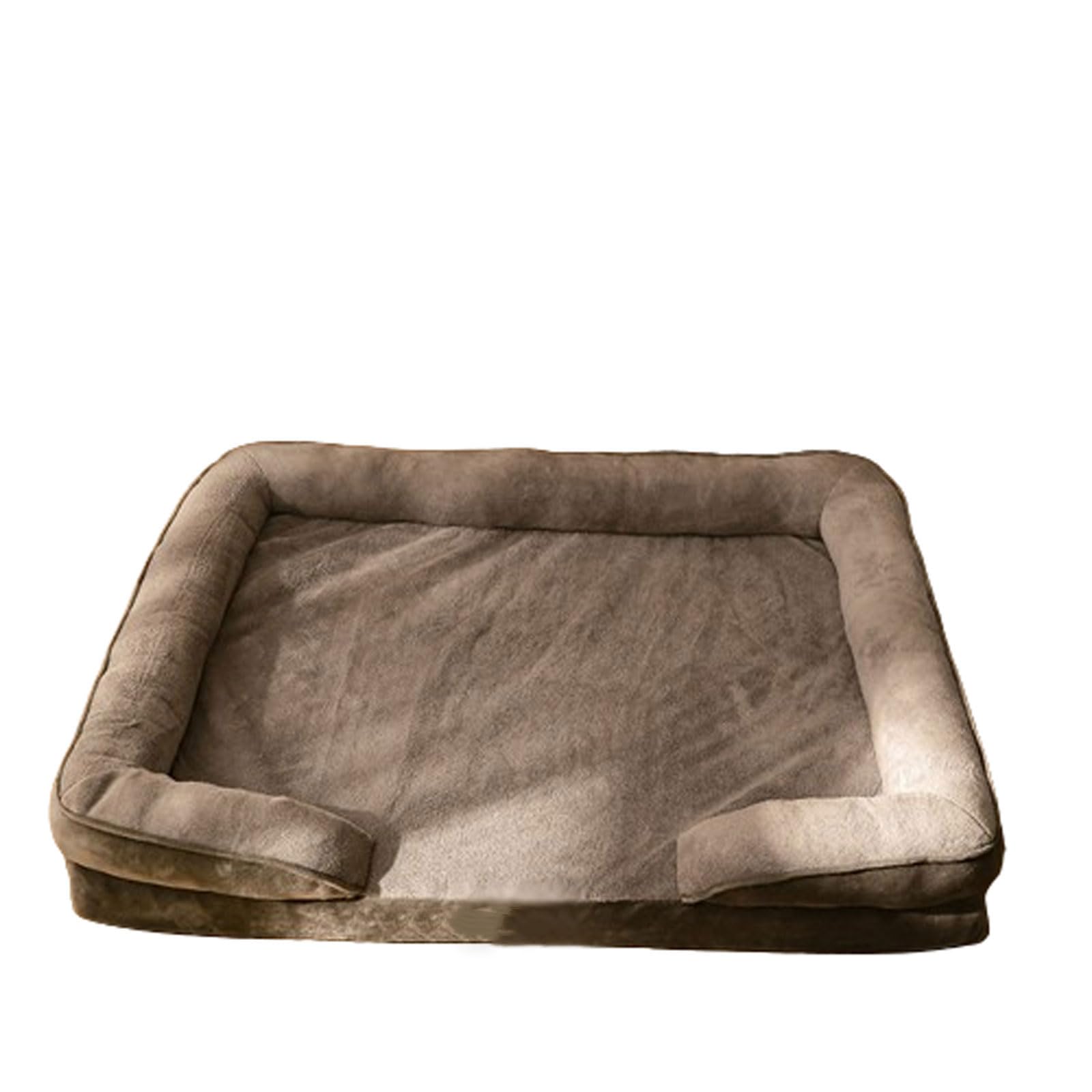 BlissbuiltFluffy Dog Couch Bed Large Dog Bed Pet Sofa Bed Luxury Dog Bed With Fluffy Plush Dog Sofa,Soft Pet Cosy Bed Anti-Slip Large Space Removable And Washable,for Border Collie,Golden Retriever