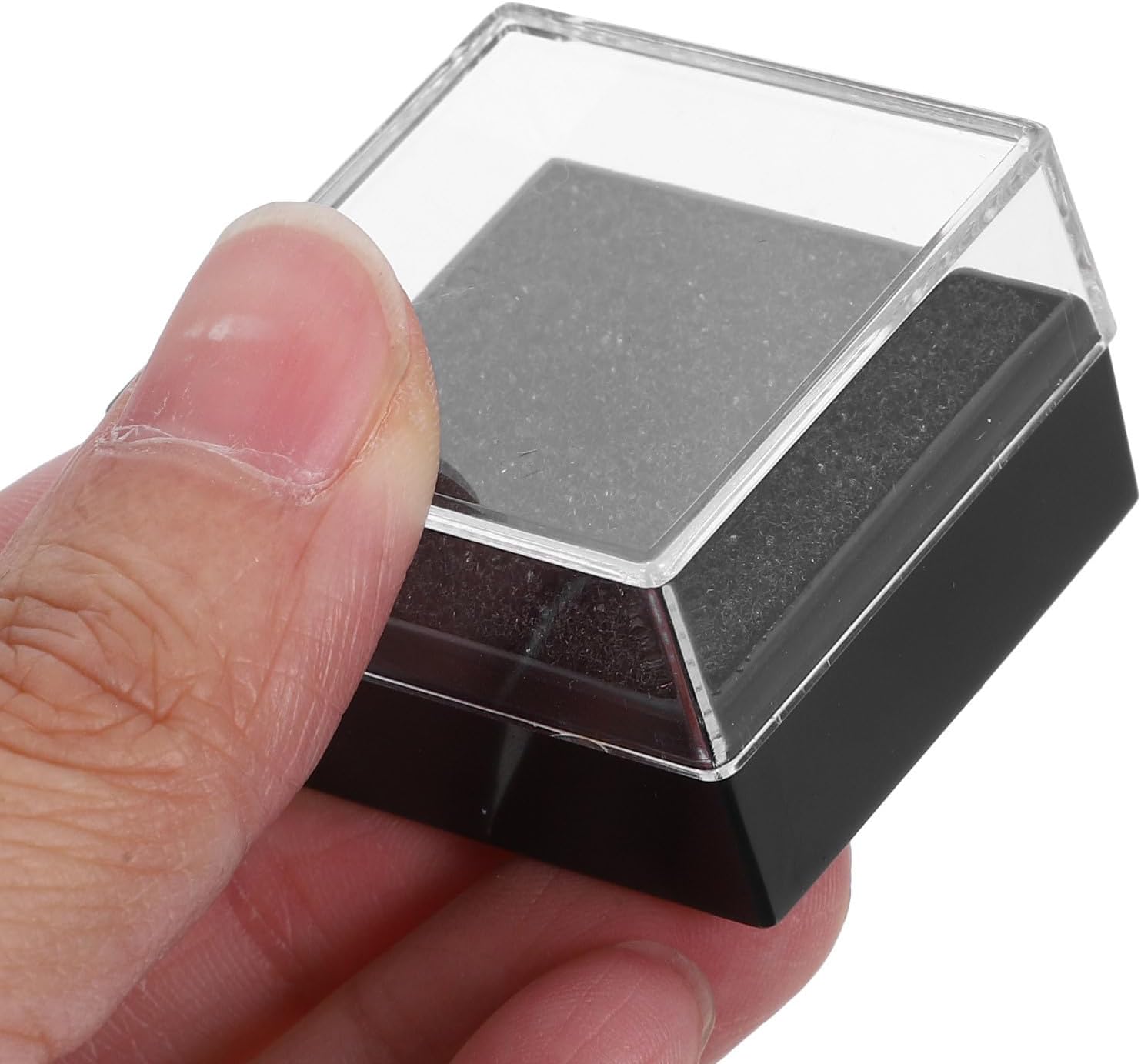 6 Pcs Lapel Pin Case Jewelry Display Box with Lid and Black Foam Insert Badge Storage Organizer for Desktop Medal Brooch Ring Packaging image 4