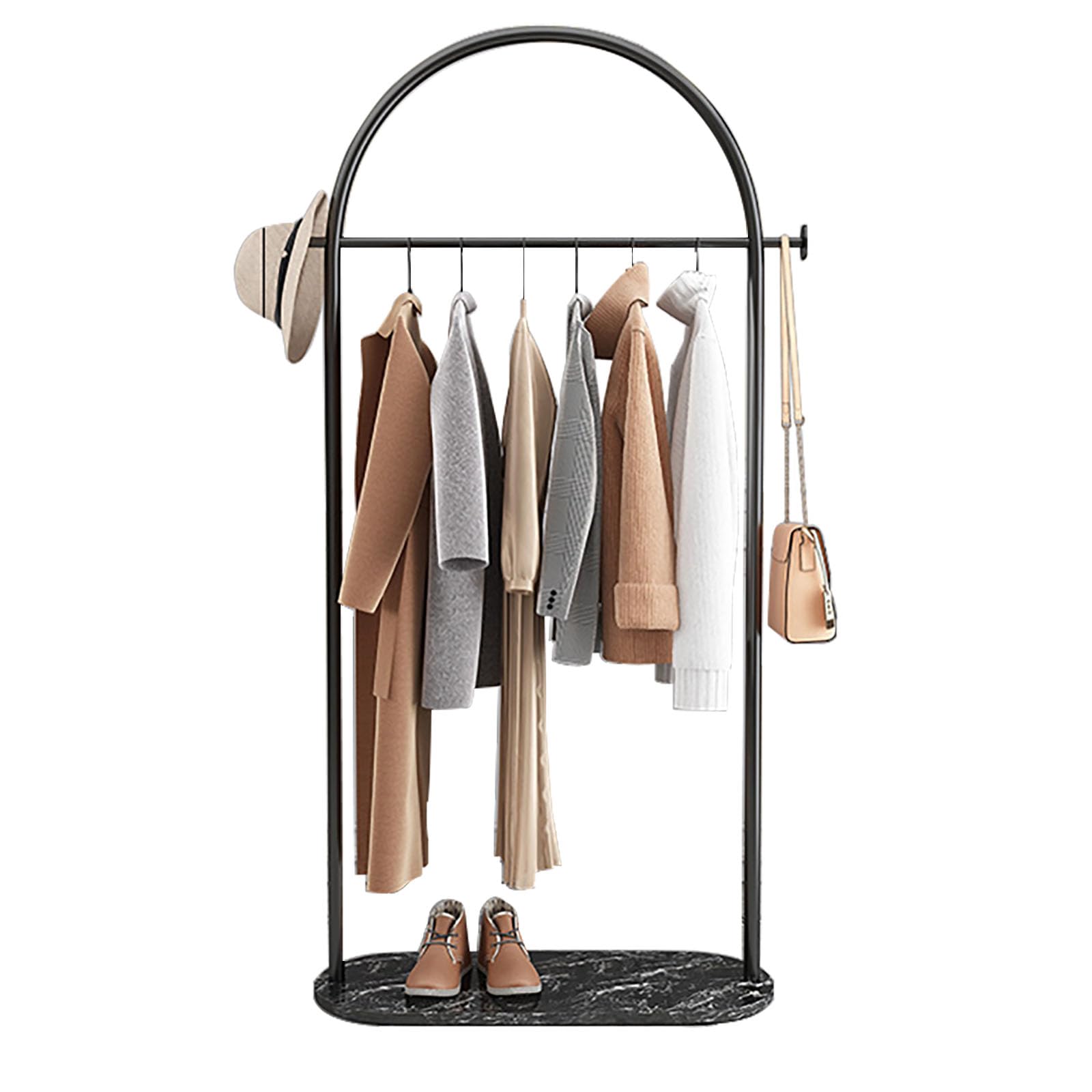 HPTHLY Portable Freestanding Garment Rack - Versatile Clothing Sto For Coats, Shirts, Sweaters & More - Perfect For Bedroom (A-80Cm)