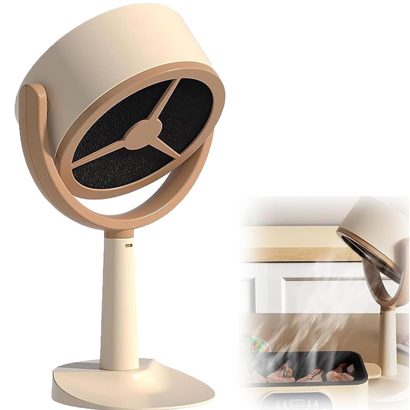 Hotte de bureau portable pour raclette et fondue en intérieur avec vitesse réglable