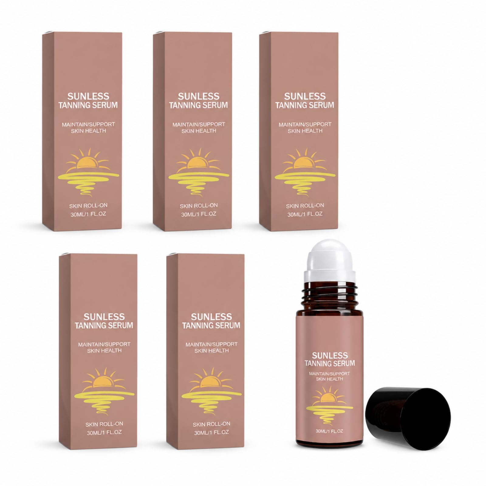 30 ml Selbstbräunungsserum für das Gesicht, Bronzing-Tropfen ohne Sonne, selbstbräunendes Serum, feuchtigkeitsspendend, progressiv und langanhaltend, ohne Sonne, für alle Hauttypen