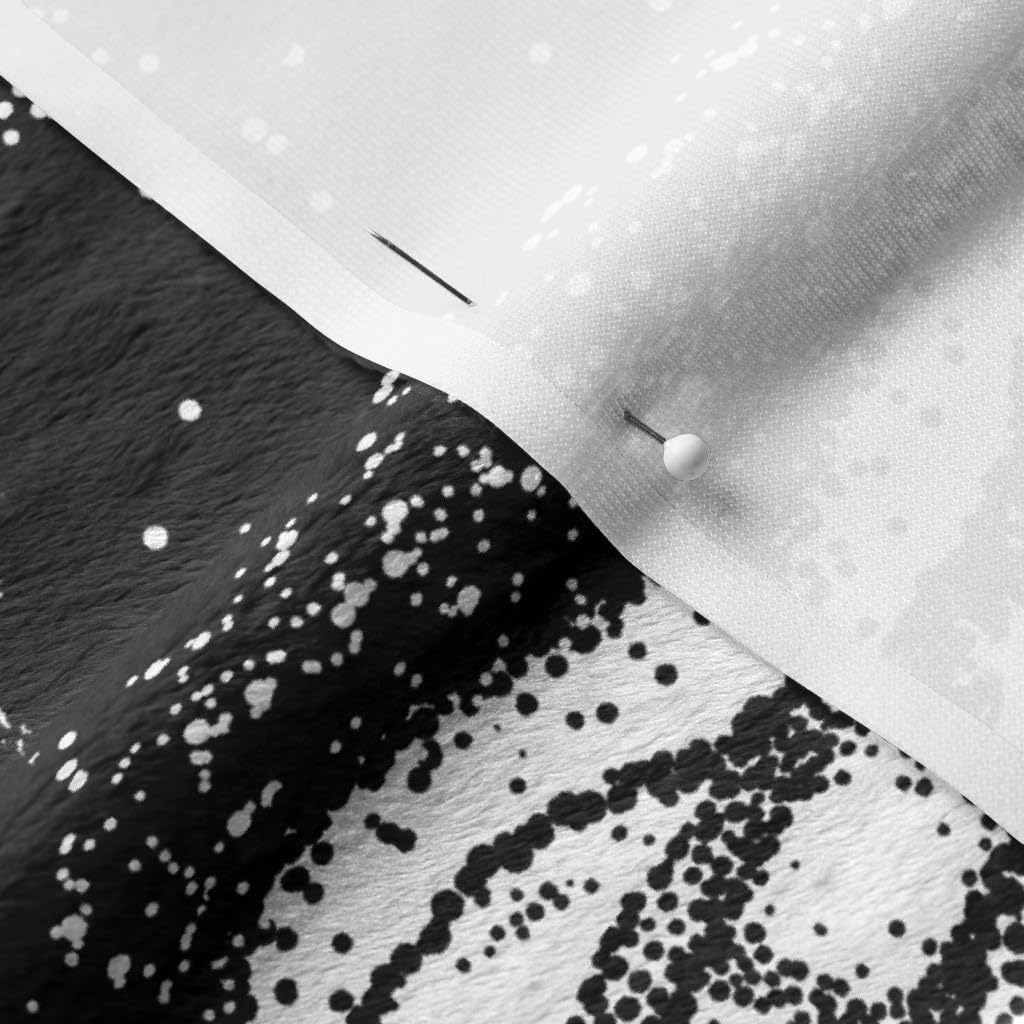 Spoonflower Fabric - UFO Space Flying Pointillism Galaxy Ship Spaceship Printed on Minky Fabric by The Yard - Sewing Baby Blankets Quilt Backing Plush