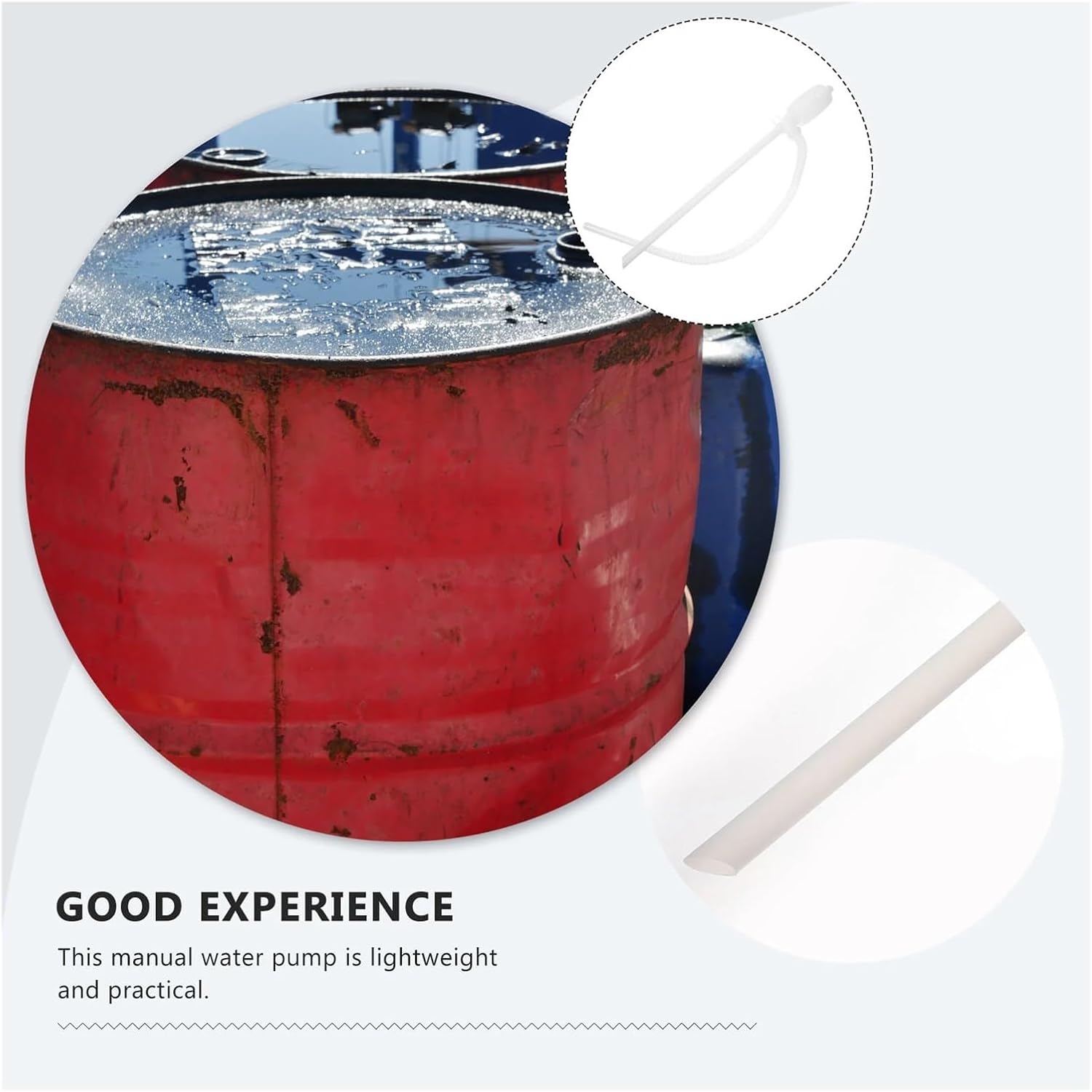 Drum Pump, Manual Oil Pump Hand Plastic Siphon For Kerosene Transfer,Barrel Pump