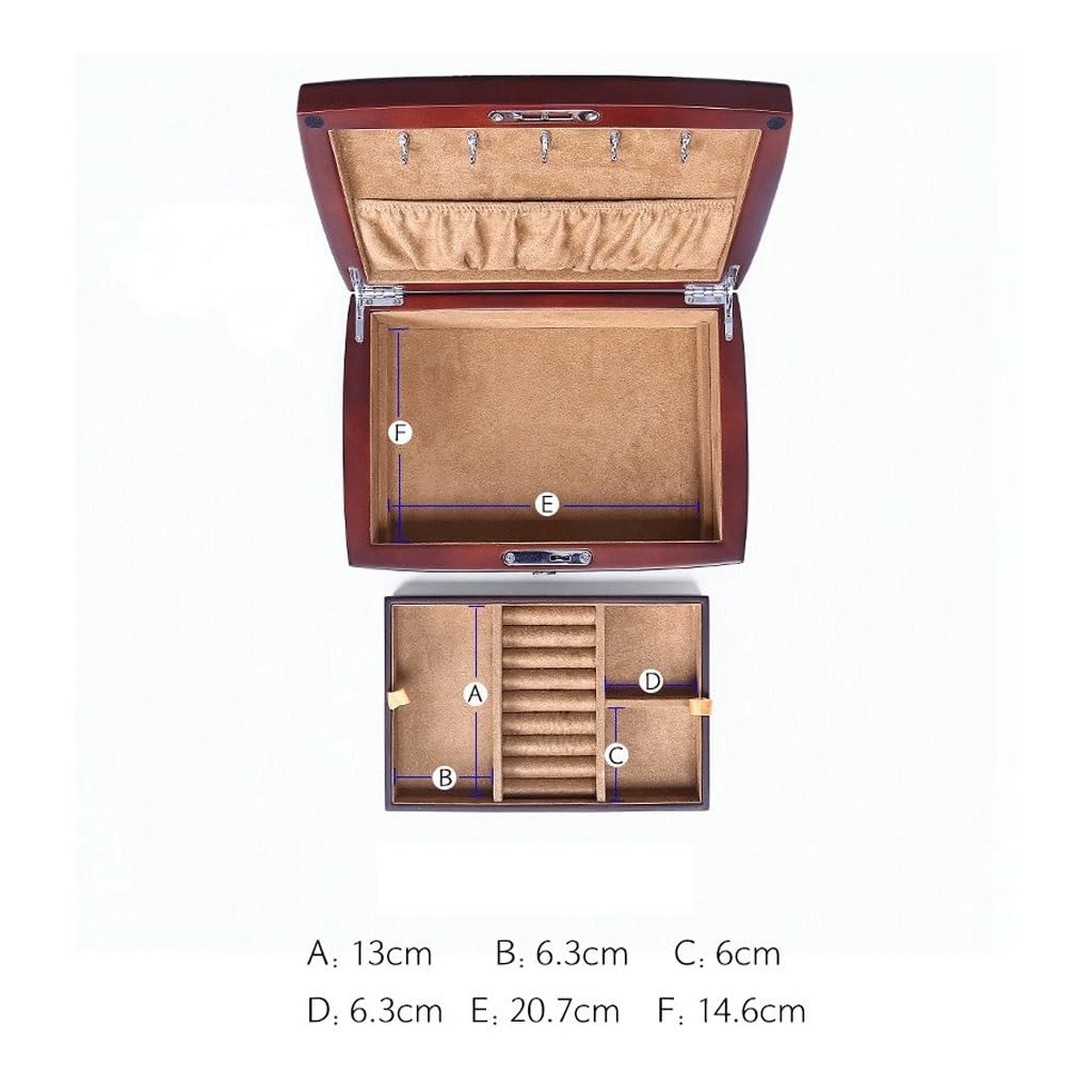 Jewelry Organizer Box Wooden Jewelry Box Multi Layer Retro Style Jewelry Storage Box Wedding Jewelry Box Jewelry Box Storage Box