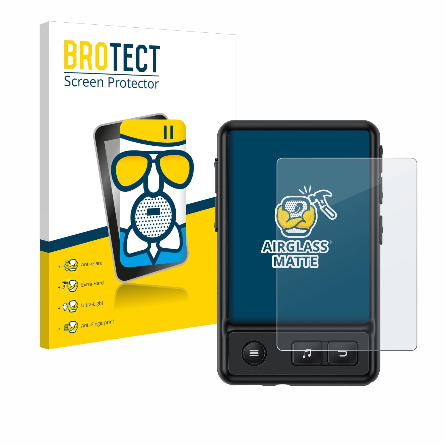 BROTECT Anti-Glare Glass Screen Protector Matte Compatible with AGPtek A30X - Anti-Scratch 9H Protection Film
