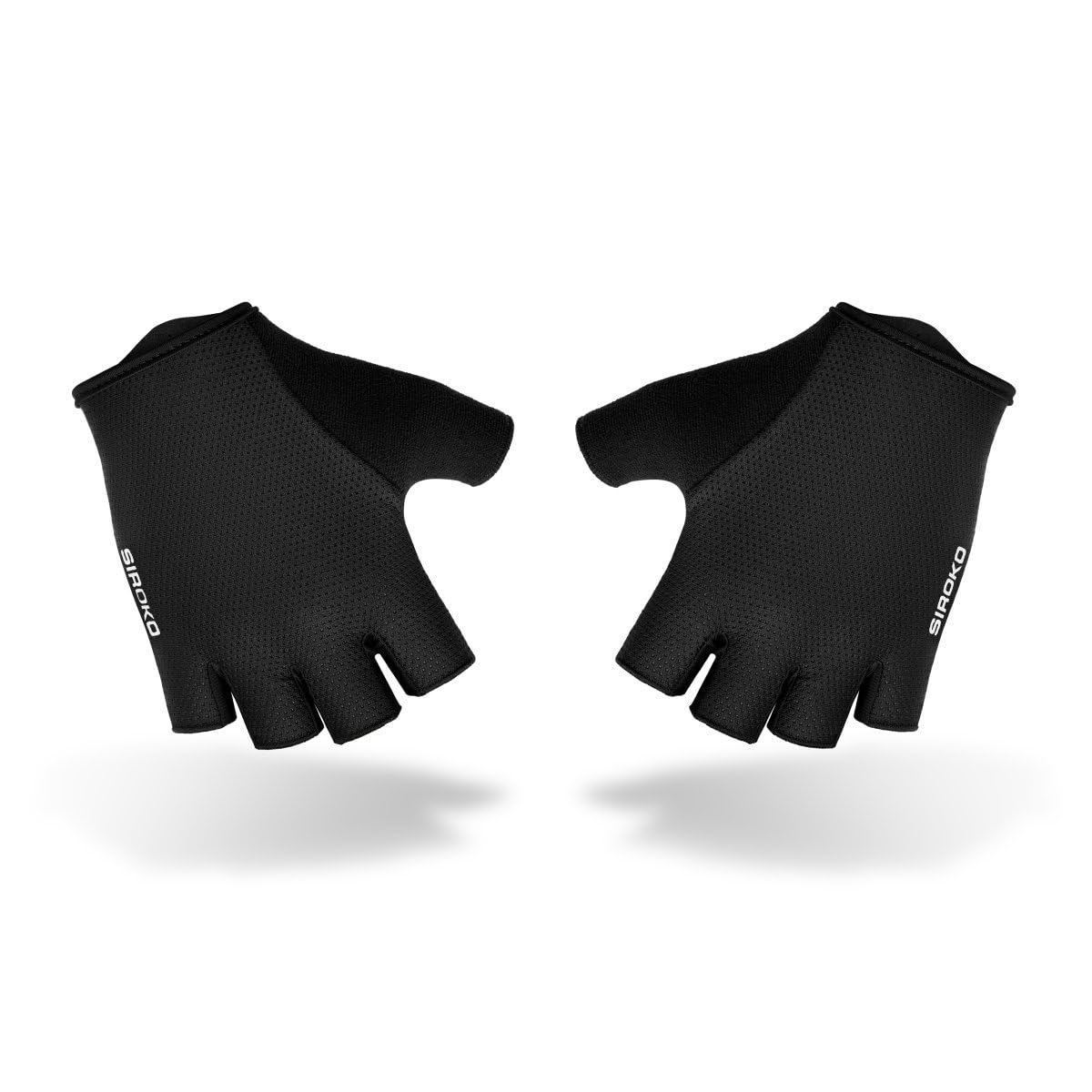 SIROKO Guantes Cortos de Ciclismo niños K-Core Beartooth Black Negro