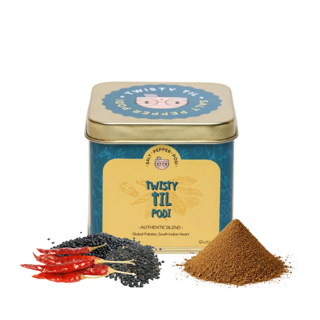 Salt Pepper Podi | Twisty Til Podi | Exquisite Blend of Aromatic Spices | Mouthwatering Taste | Authentic South Indian Cuisine | Home Made | Natural & Aromatic - 150g-image-36