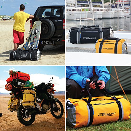OverBoard Waterproof Classic Duffel Bag, Black, 130-Liter