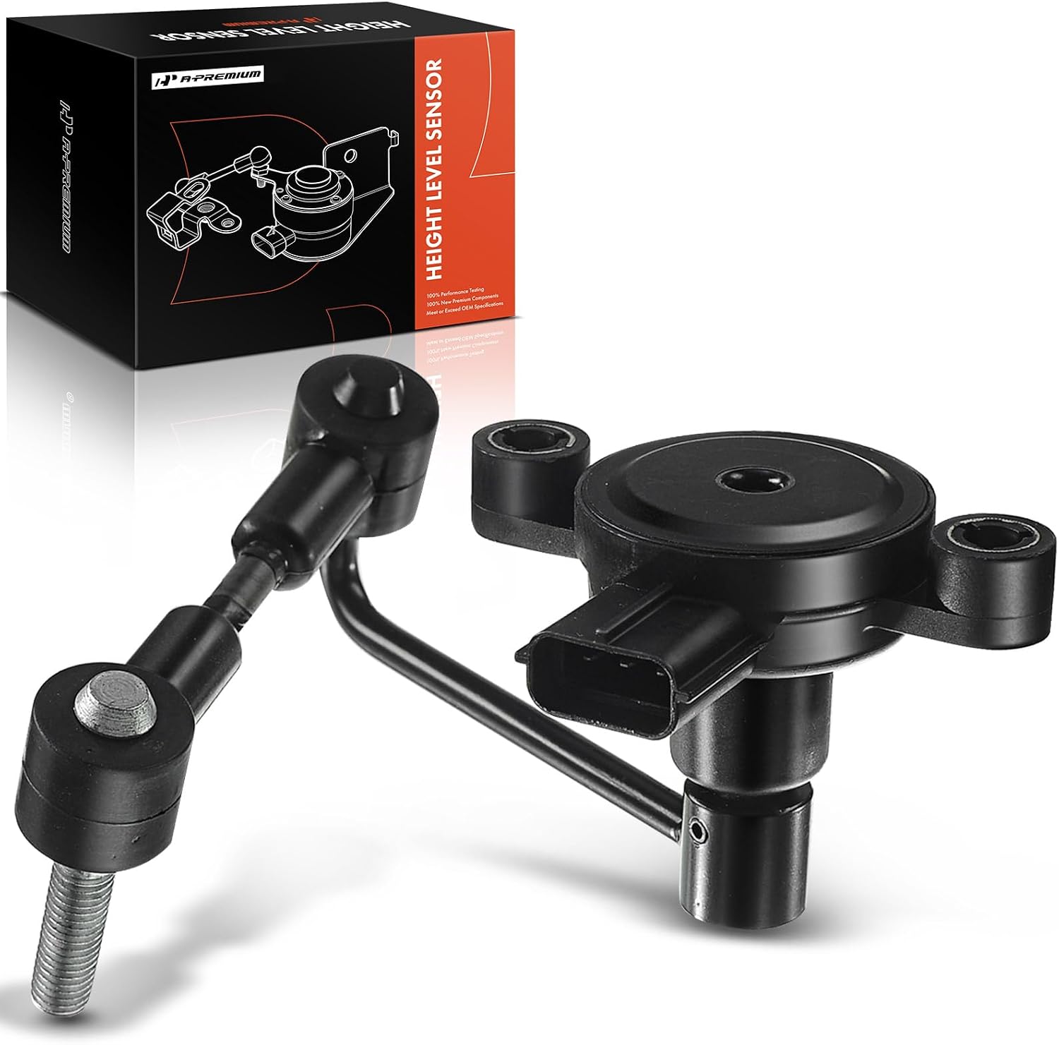 A-Premium Ride Height Level Sensor Compatible with Land Rover Range Rover 1997 1998 1999 2000 2001 2002, V8 4.0L 4.6L, Rear Left and Right, 2-PC Set, Replace# ANR4687, ANR 4687