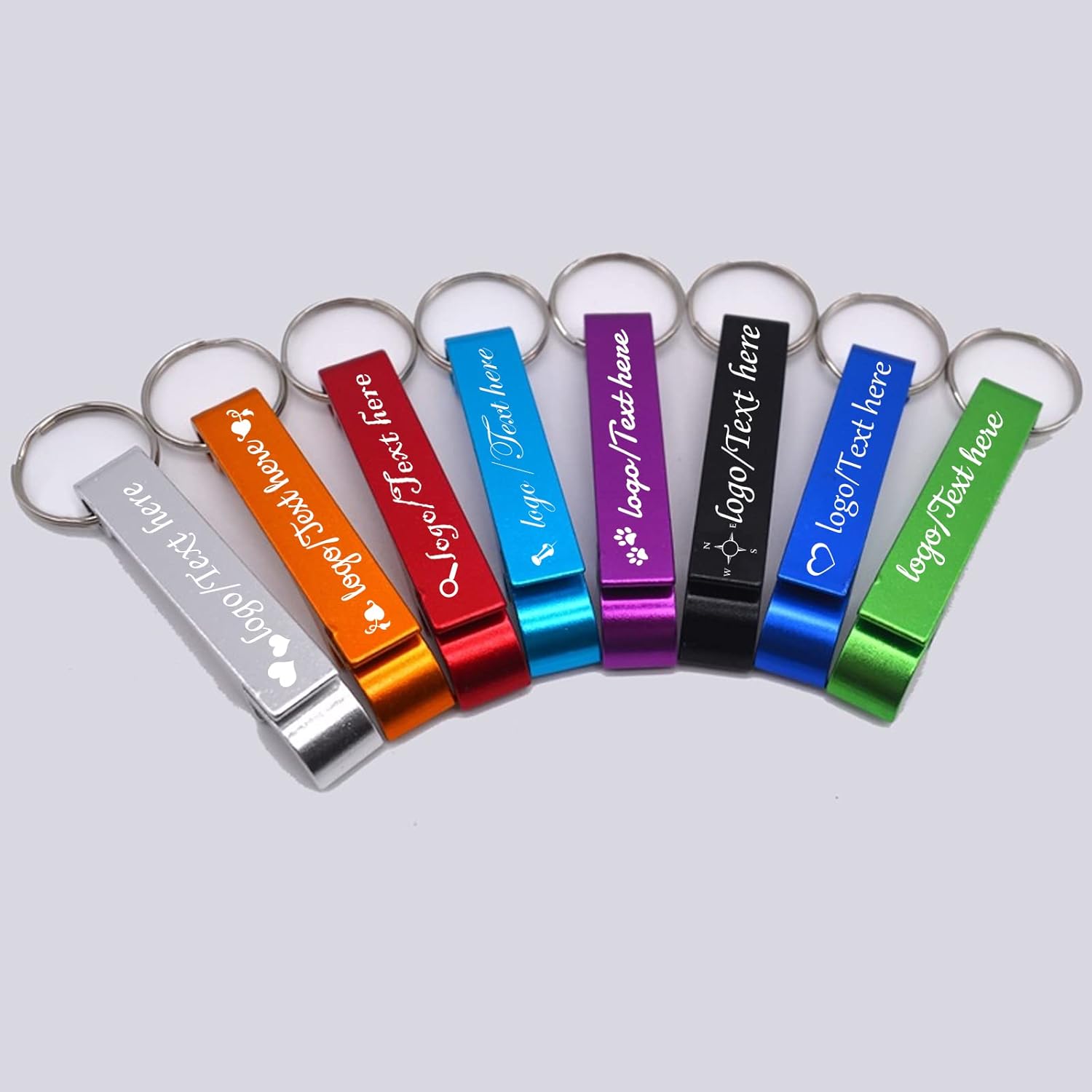 48Pcs Personalized Bottle Opener Custom Keychain Bulk Customized Wedding Party Baby Shower Favors Gifts for Guests