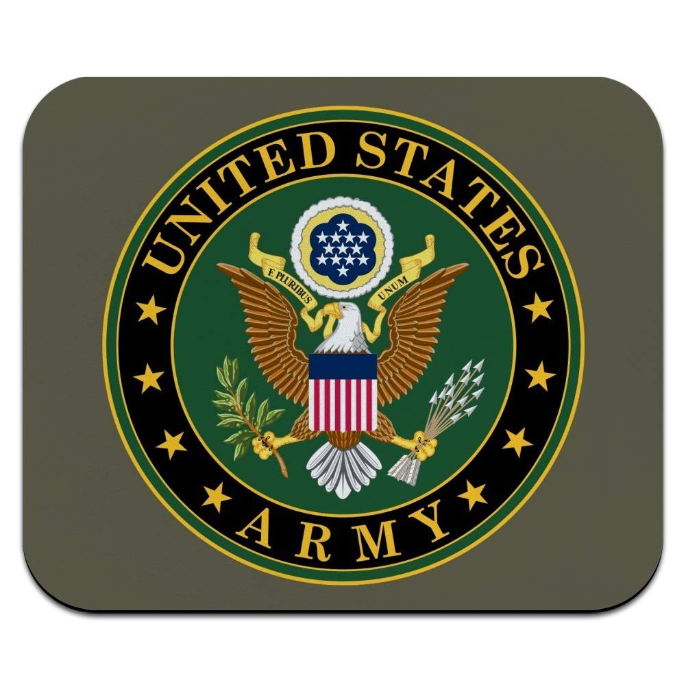 U.S. Army United States Army Eagle Logo Low Profile Thin Rubber Mouse Pad Mousepad