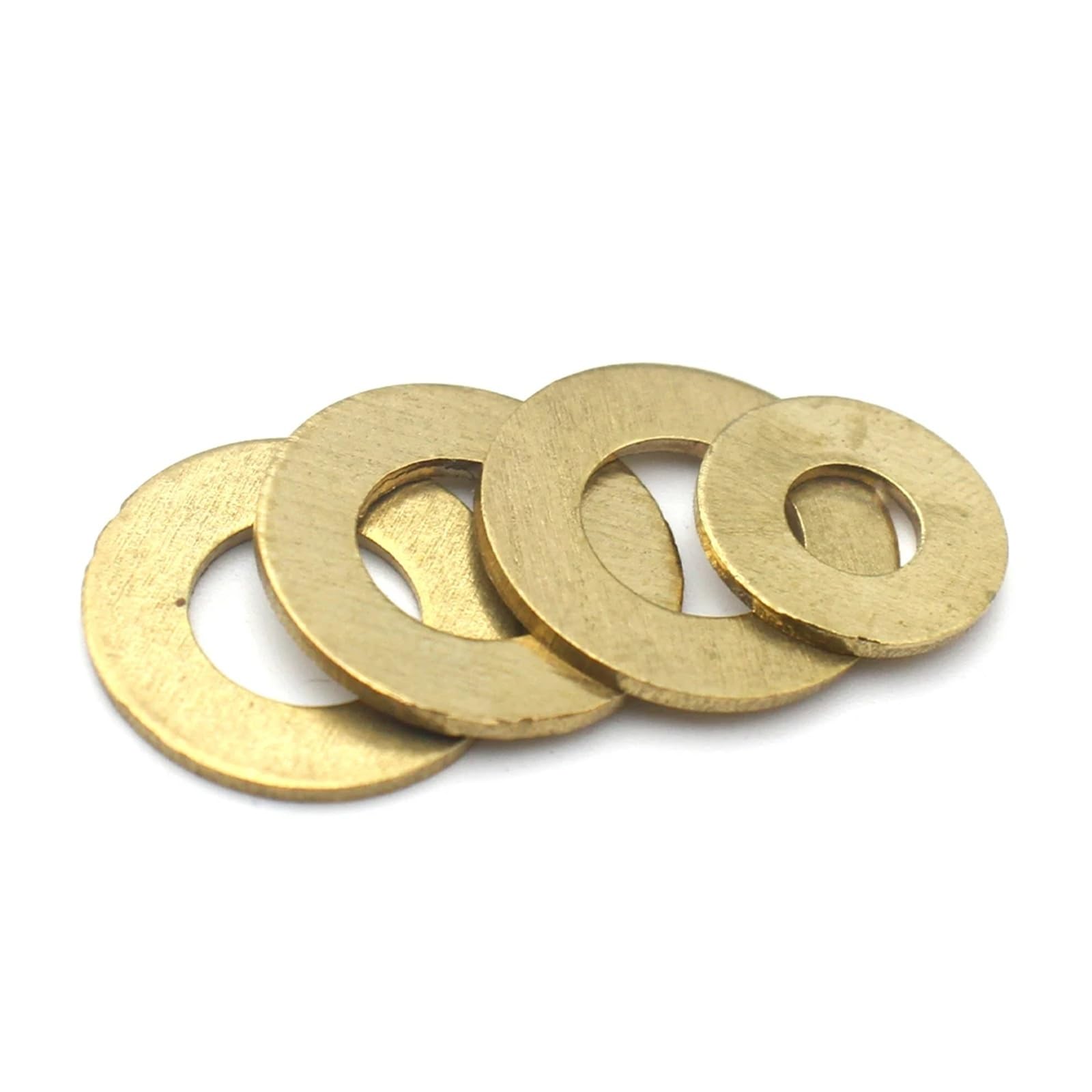 Mosiężna podkładka płaska M6 M8 M10 mosiężna uszczelka podkładka dystansowa miedziana metalowa podkładka metra(M10 x 16 mm (10 sztuk), grubość 1,5 mm)