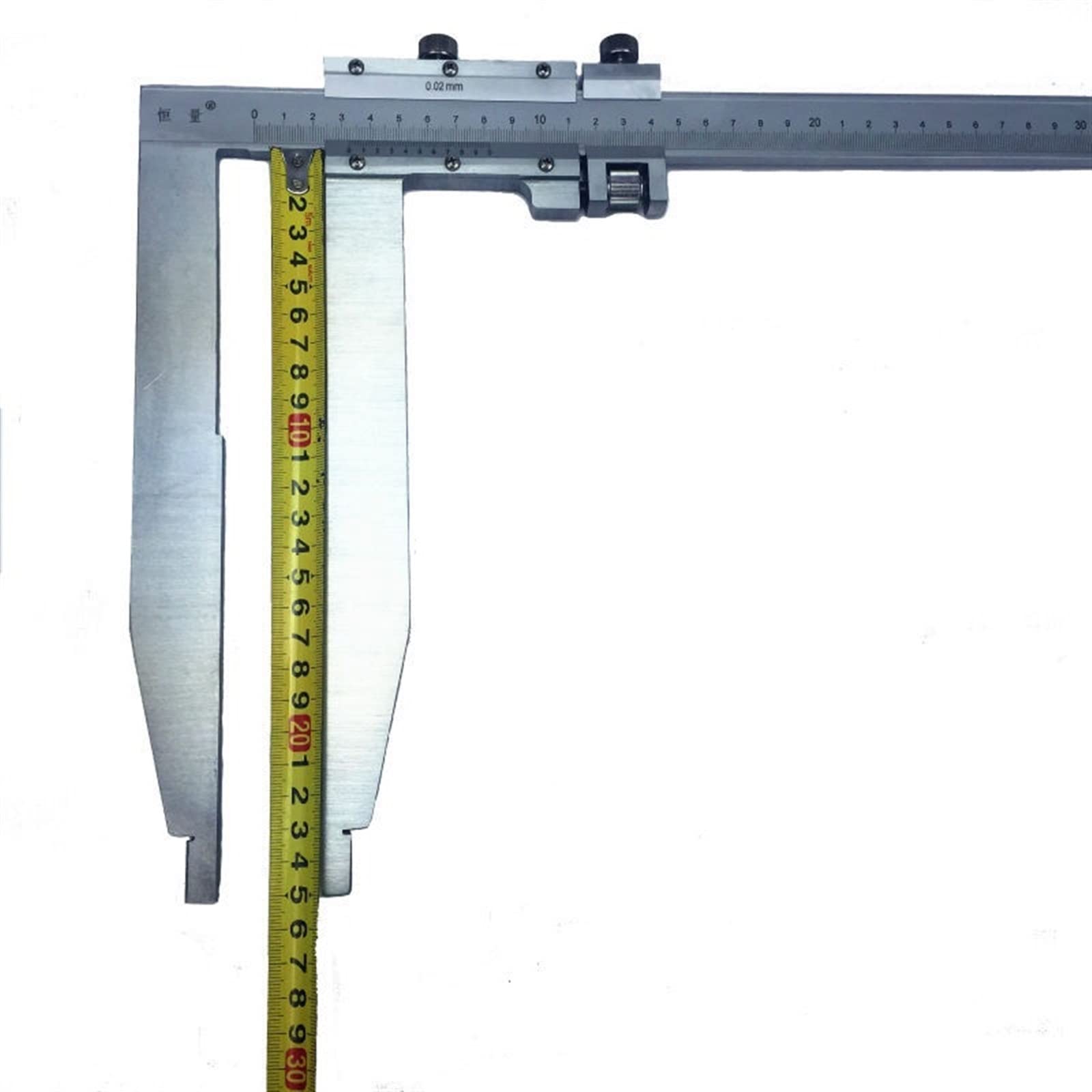 SHOUKAII Messschieber 0–500 Mm X 250 Mm – Robuste Ausführung, Digitale Ablesung 0,02 Mm, Inkl. Holzetui, Professionelles Werkzeug