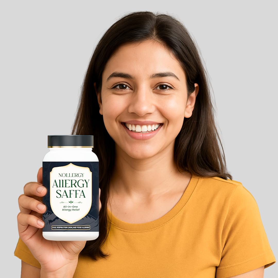 Herbal Deck Allergy Saffa Deck Allergy Saffa | Ayurvedic Supplement for Skin & Dust Allergy Relief | Reduces Redness, Sneezing, Mild Asthma & Allergic Reactions | Herbal Allergy Support for Men & Women- 150g Jar — Amazon image 3