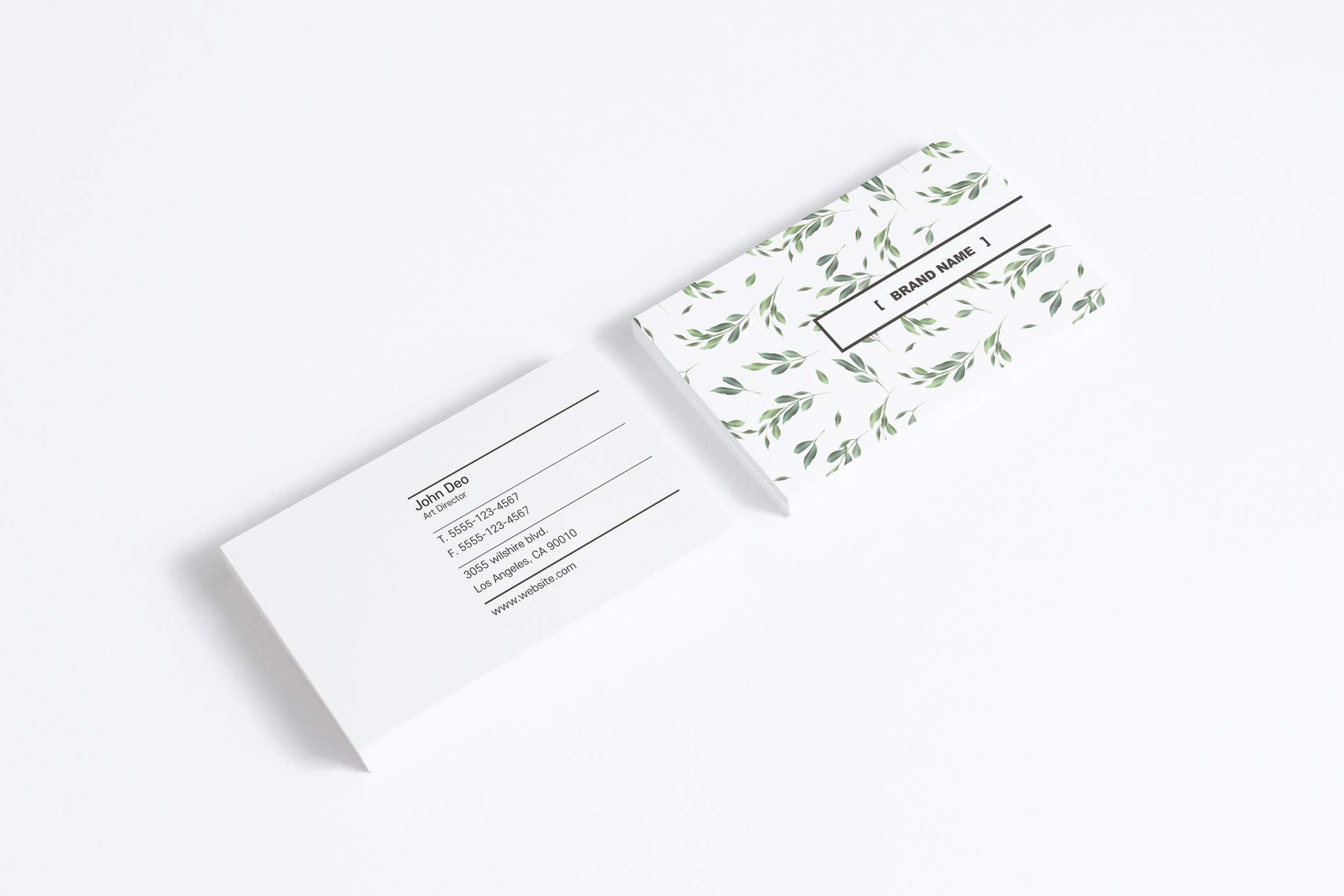 Custom Business Cards 3.5x2 inches 250 cards Matte Paper Customizable Design with smooth Texture Nouveau card stock