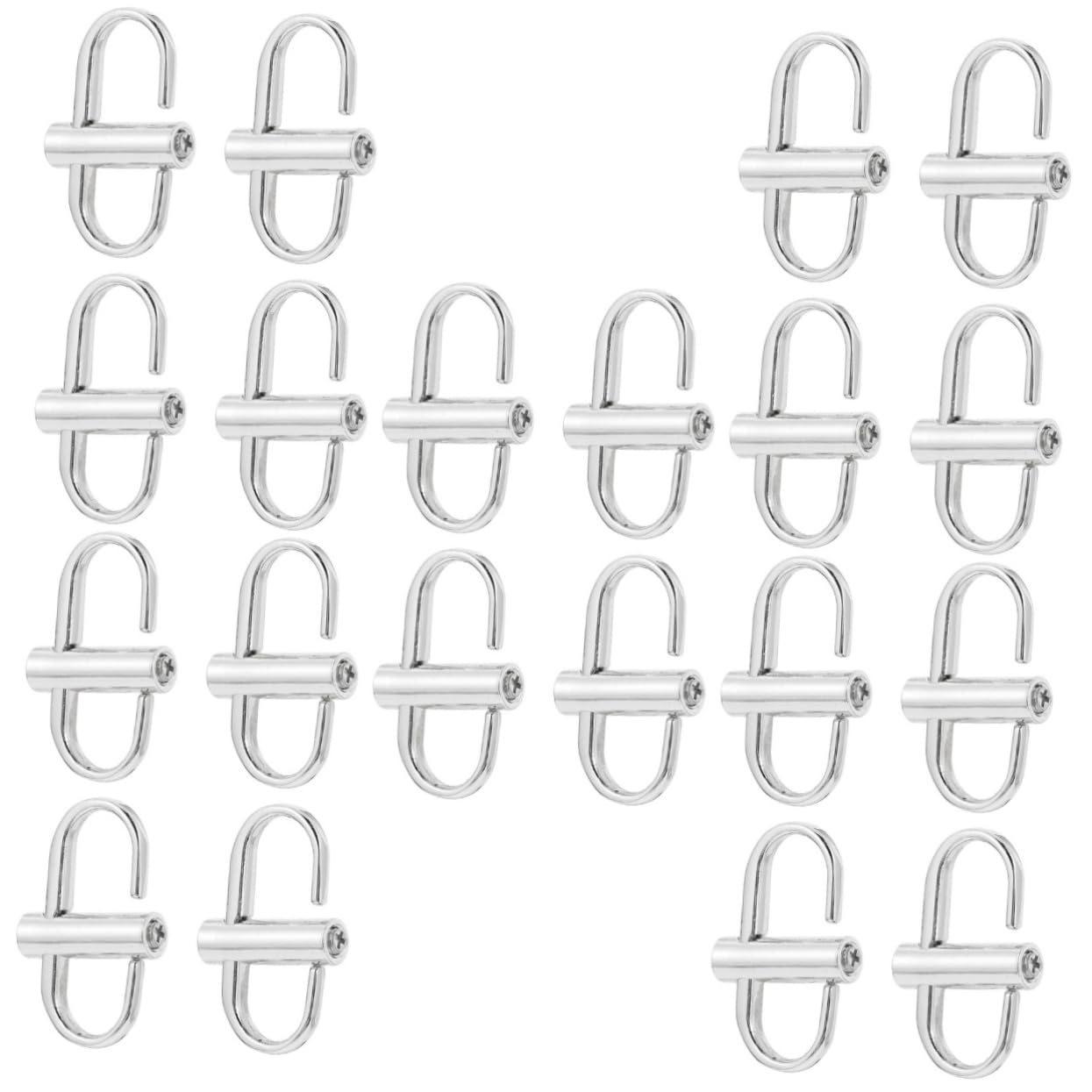 Abaodam 20stücke Verstellbare Tasche Gurt Schnallen Kettenlängenversteller Aus Strapazierfähigem Für Taschen Und Dekoration Multifunktionale Schnalle Für Einfaches Anpassen Und