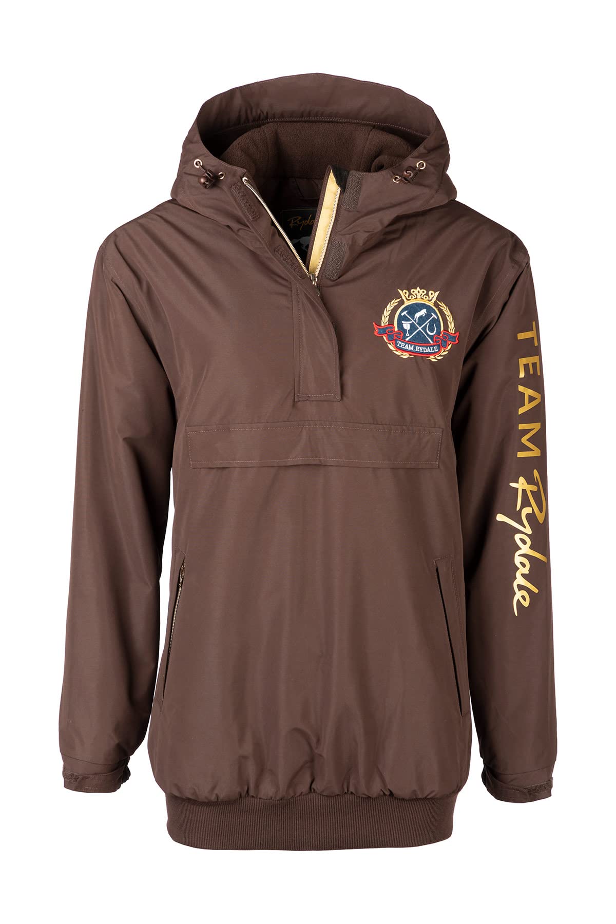 Rydale Ladies Waterproof Fleece Lined Smock Womens Overhead Smocks Jacket Emblem 3 Colours (as8, numeric, numeric_16, regular, regular, Dark Brown)