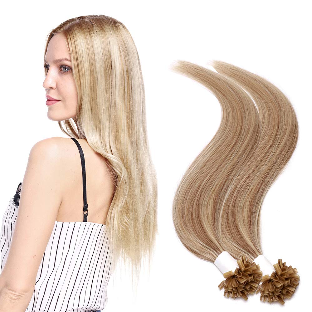 1g Pre Bonded Human Hair Extensions Keratin Extension U Tip