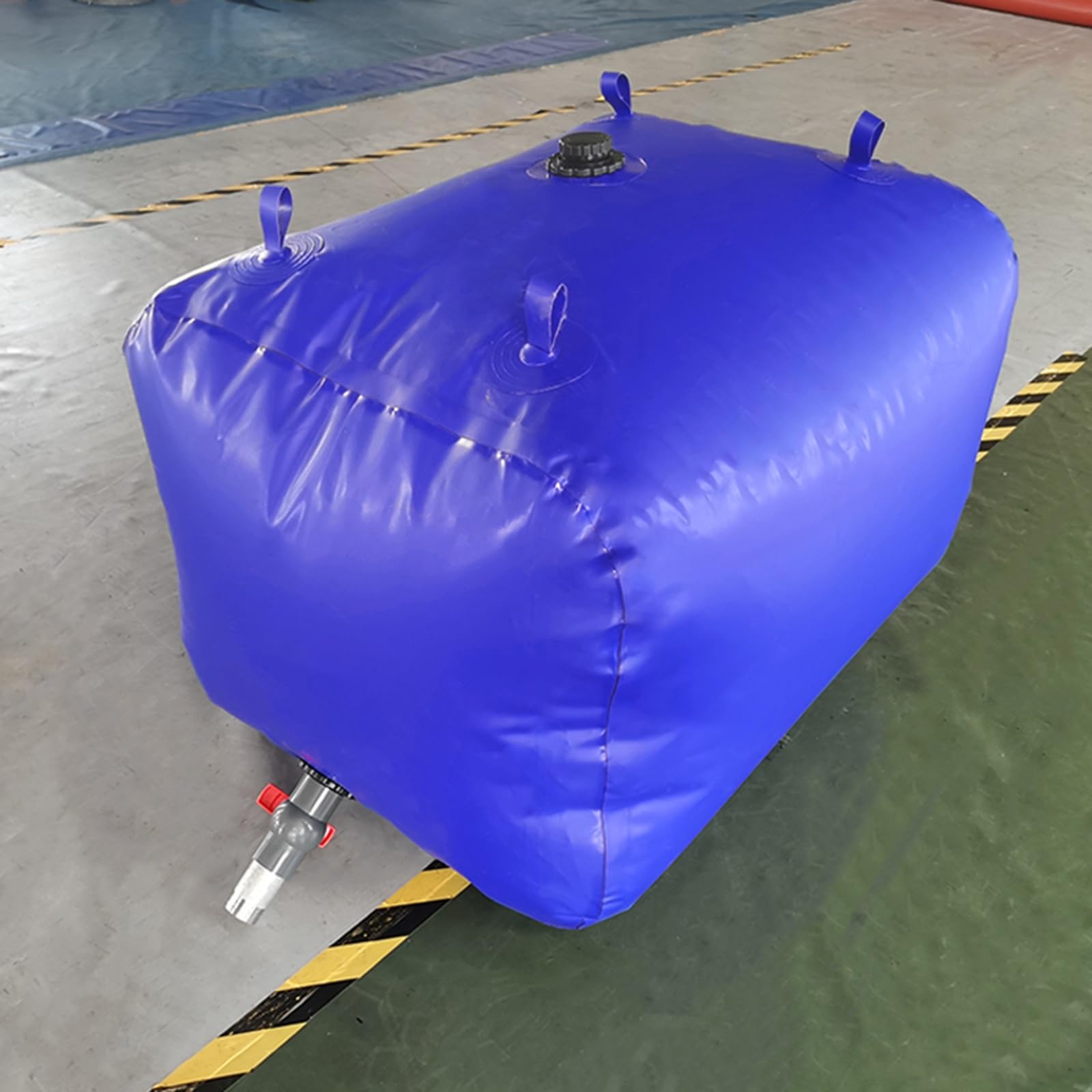 MZEER Depósito De Agua para Exteriores De Gran Capacidad, Bolsa De Agua para Almacenamiento De Agua Bolsa De Agua Suave Resistente A La Sequía RV WMEIE (Color : Blue, Size : 1.25X0.8X0.5m(500L))
