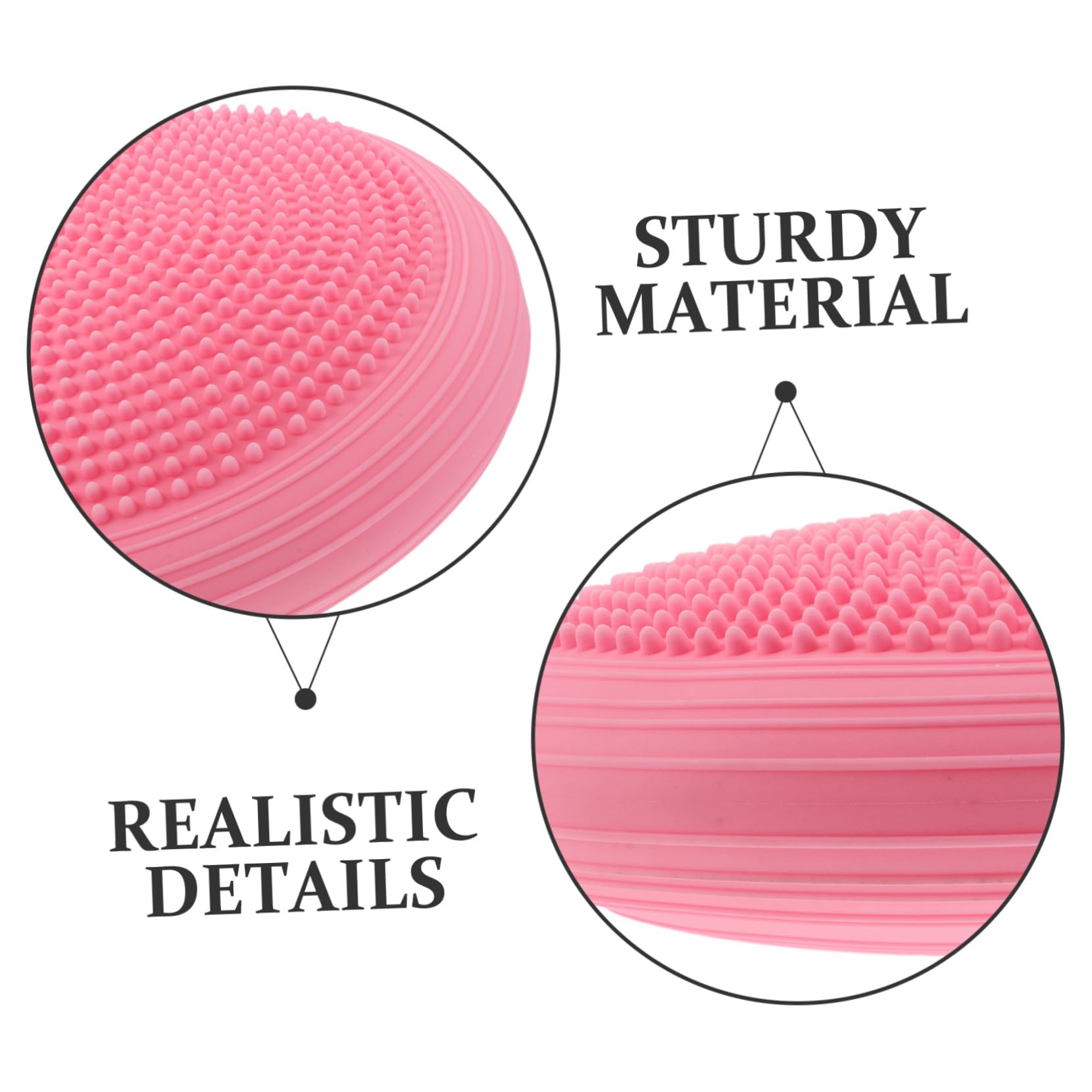 Alasum Almohadilla de Ejercicio Antideslizante para Yoga y Pilates, Extra Gruesa, Material Tpe, Color Rosa Macarón, Cojín Acolchado para Rodillas y Codos, para Entrenamiento en Gimnasio