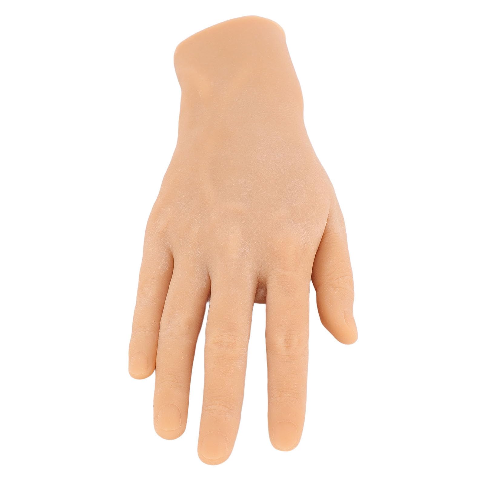 Realistische Männliche Silikonhand, Lebensgroße Hand Zeigt Modell Männliche Schaufensterpuppenhände für Halloween-Requisiten, die Schmuckmalübungen, Tattoo-Übungshand, Gefälschte