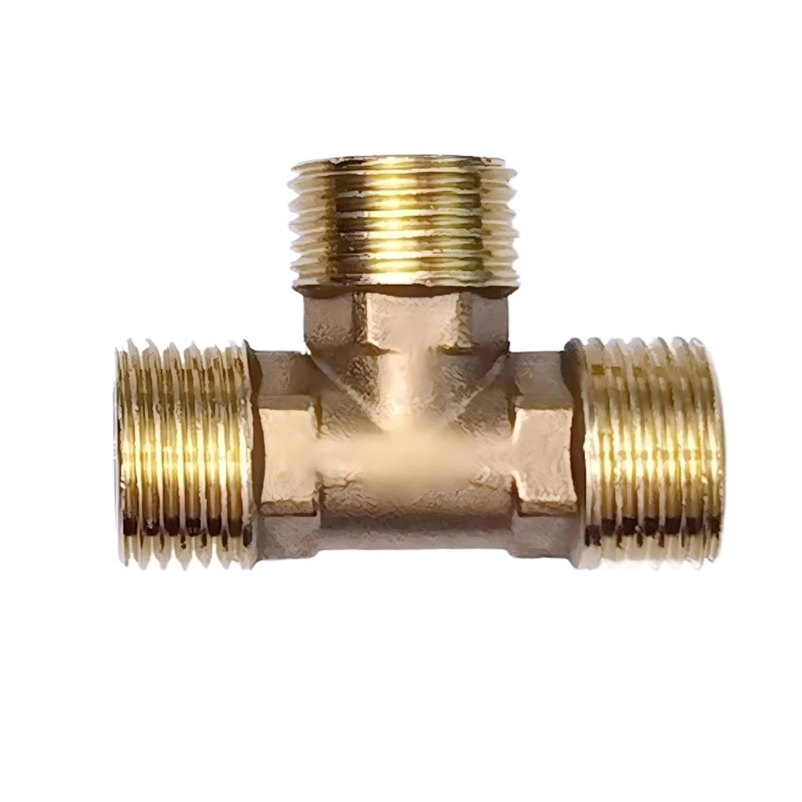 Adaptador de gas y aceite en cobre con rosca de 1/4 resistente a altas presiones de fluidos