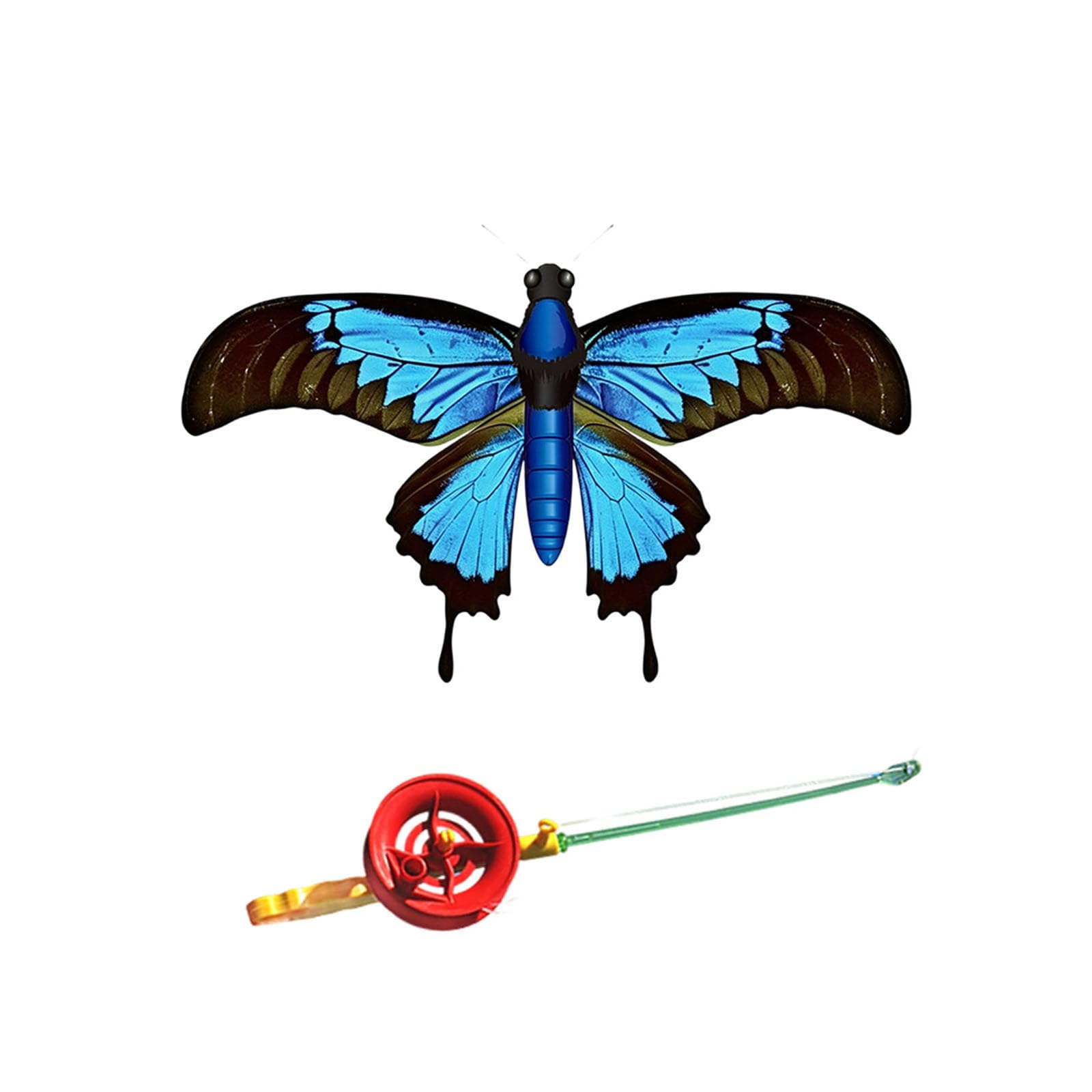 Dynamic Wing Kites Flying Fishing Rod Child Beach Vacation Outdoor Backyard Toy Family Activity Garden Entertainment Toy
