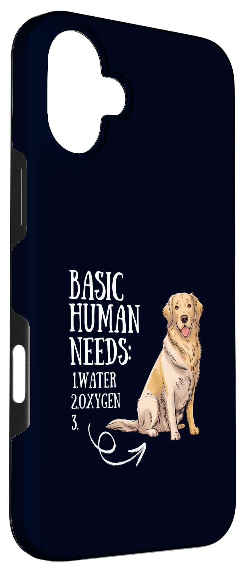 Amazon.com: Basic Human Needs Water Oxygen Dog Golden Retriever Owner Case  for iPhone 16 Plus : Cell Phones & Accessories