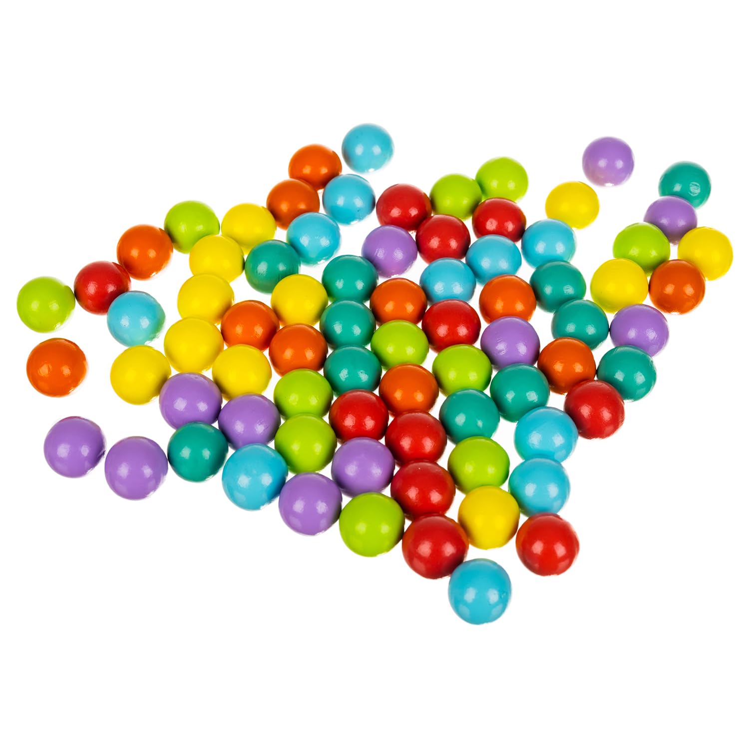 KRUZZEL 22403 Clip Beads Jeu de société en bois Montessori Jouet arc-en-ciel