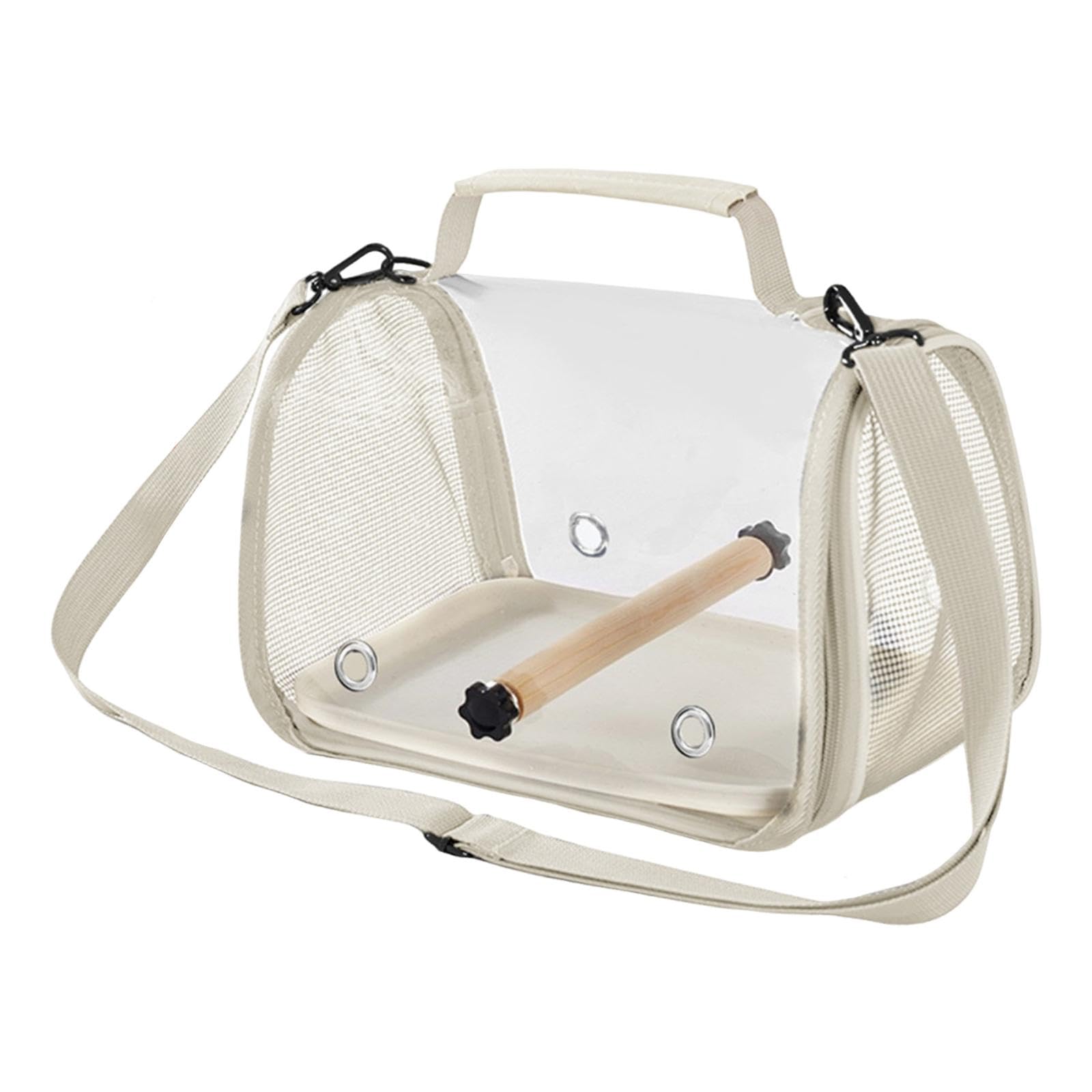 ATORSE Bird Carrier Bag Gifts for Cockatiel Accessories for Outdoor Hiking Shopping Beige|Pet Supplies|Bird Supplies|Cages