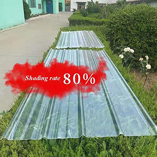 Couverture en plastique imperméable transparente pour rénovation de toit