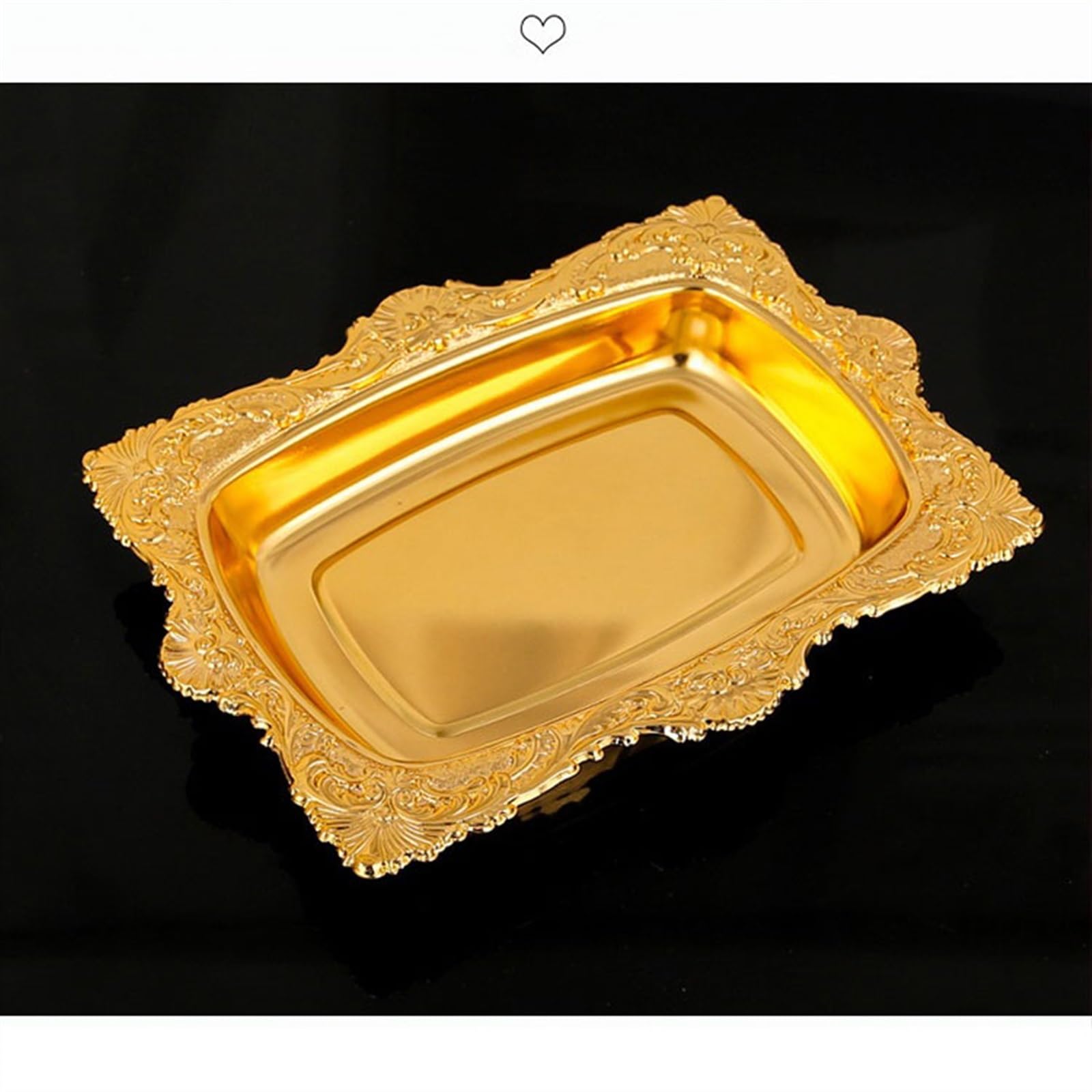 Burriere Piatto for burro creativo in stile europeo Coperchio rettangolare in metallo Piatto for snack Piatto for formaggi di grande capacità Stoviglie da cucina Scatola for conservazione del formaggi