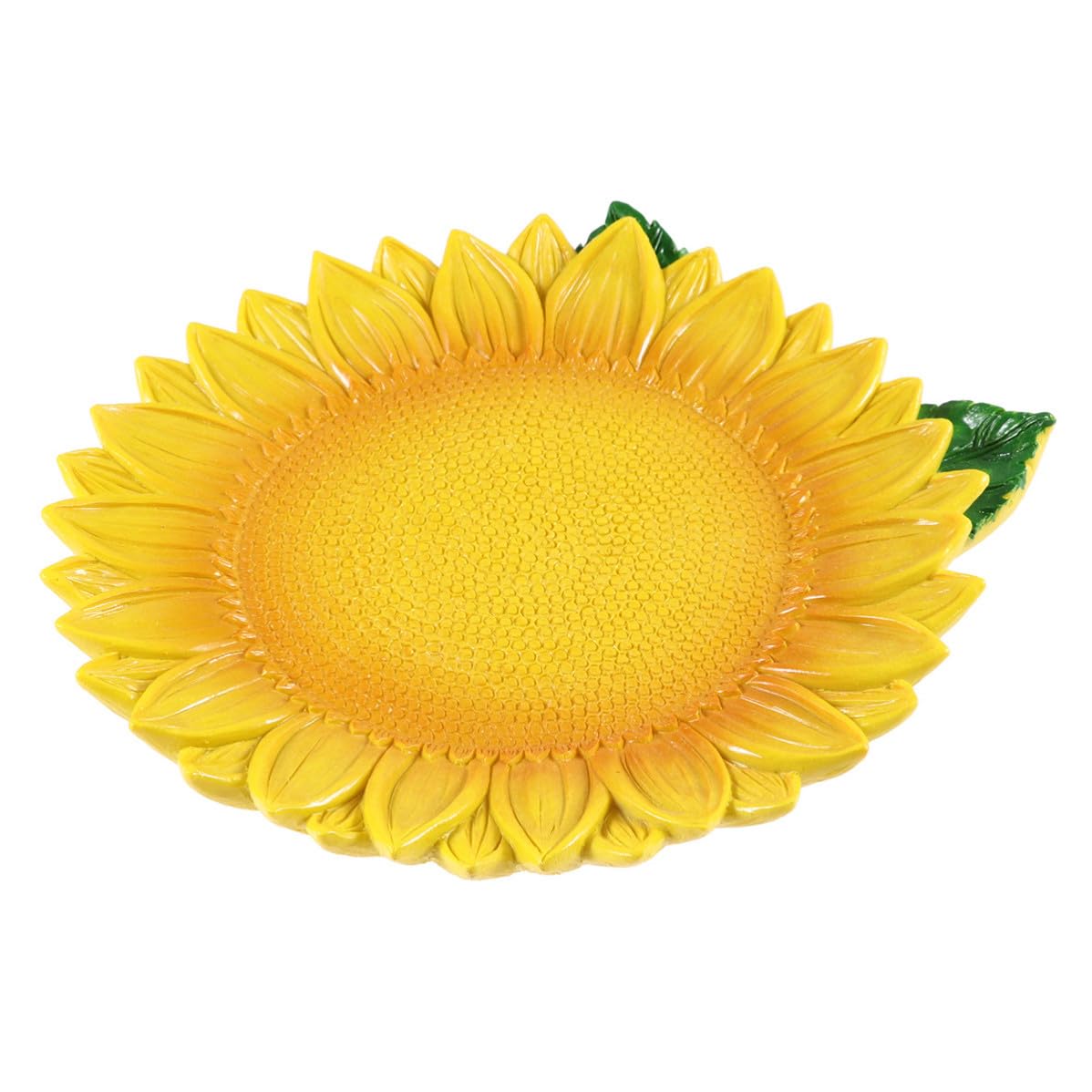 Bandeja de girasol para aperitivos, plato de resina y eva para casa