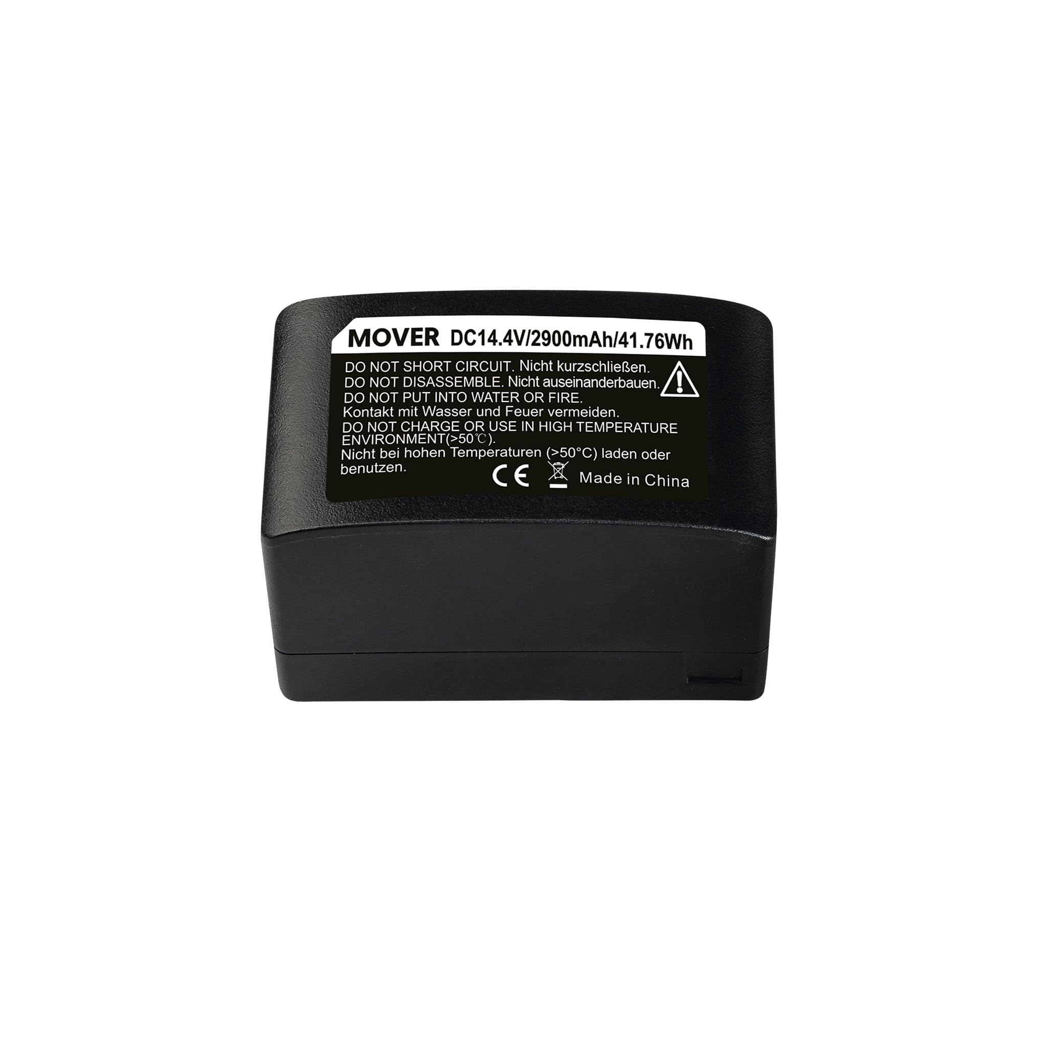 Walimex pro Batterie de Rechange pour Mover 200 TTL - Grande capacité, Longue durée, Permet des Prises de Vue Plus Longues - Batterie de Rechange pour Flash de Batterie de Studio