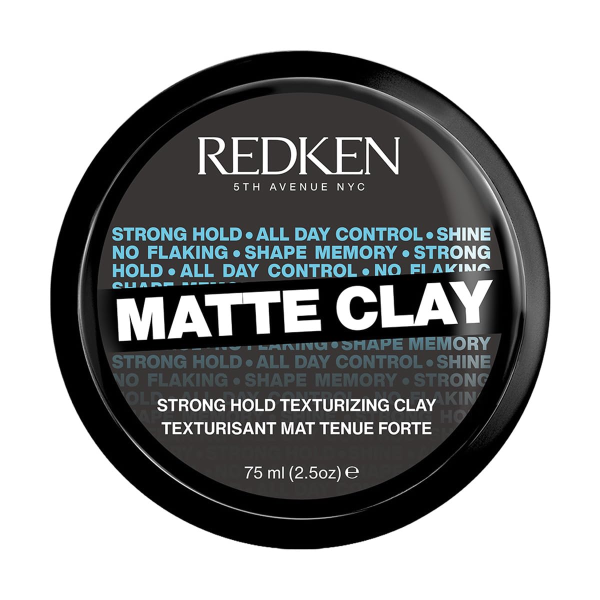 Matte Clay Strong Hold, 75 ml | For Texturizing Hair That Lasts All Day | Colour-Safe Formula with UV Filters | For All Hair Types | For Men and Women