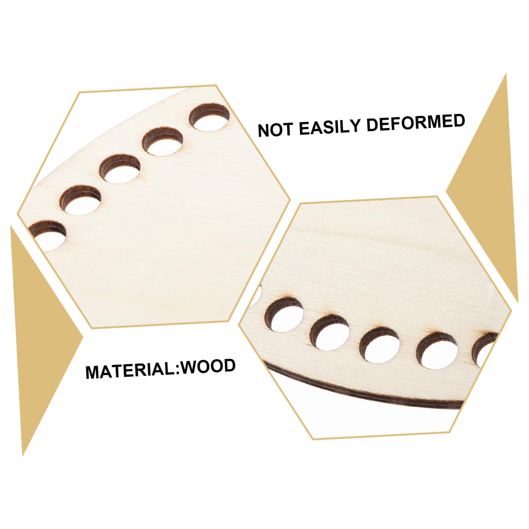 CORHAD Bag DIY Supplies 2pcs Wooden Basket Bases Crochet Basket Wood Bases for Custom Craft Projects