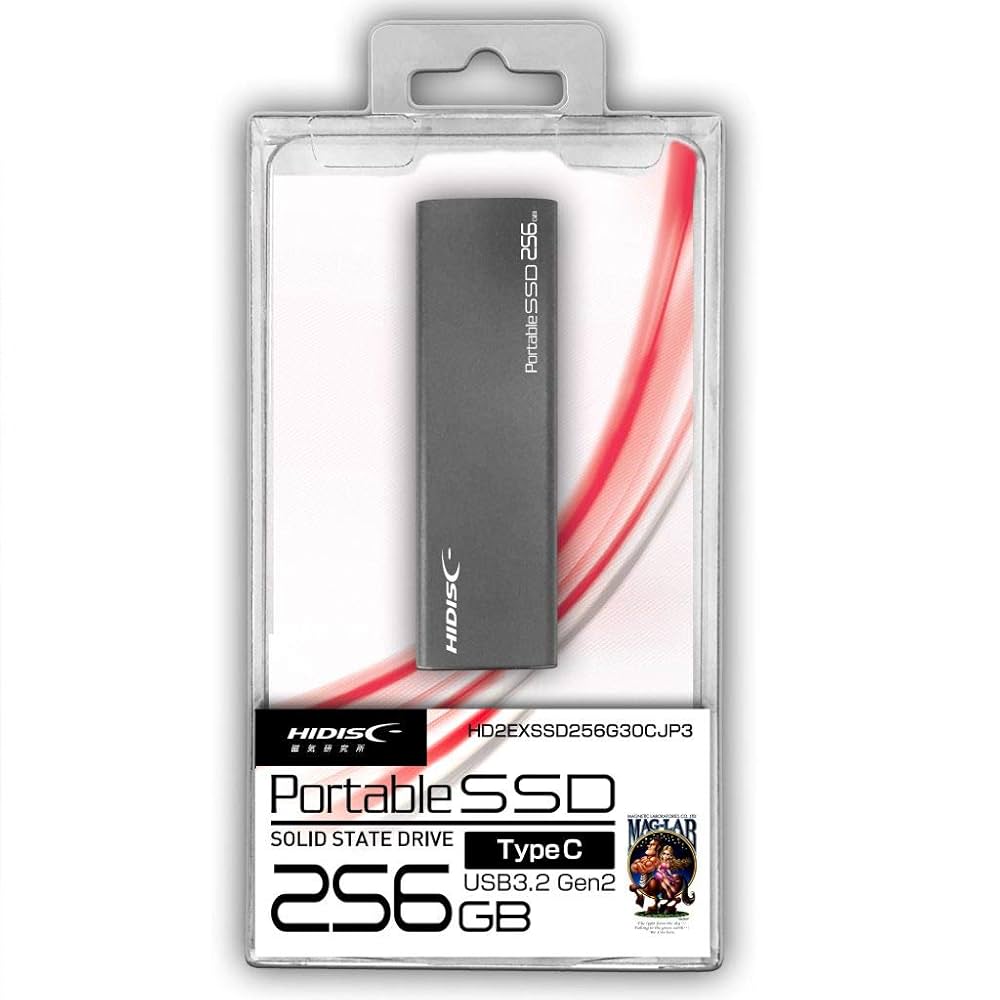 容量たっぷりSSD256GBカメラ付き希少なブルーパソコン HDMSSD256GJP3R USB3.2 Gen2対応データ/録画用 MiniStick