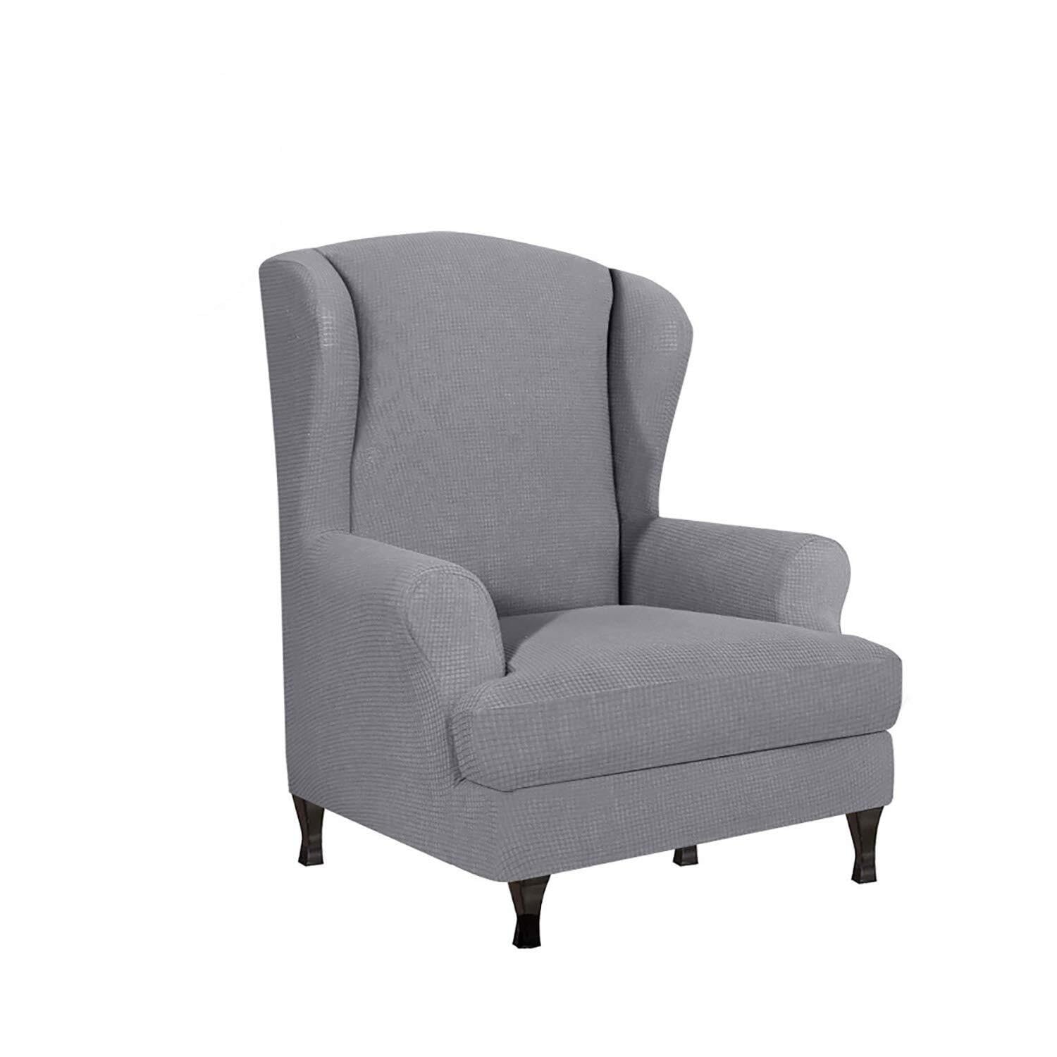 Housse de canapé extensible imperméable 1 place lavable grigio