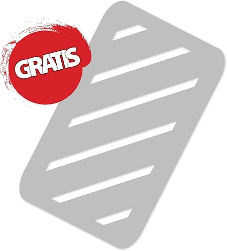 Miniatura 10 de CARREAU - Plantilla de plástico reutilizable para azulejos, geométricos marroquíes, pared de suelo (17.7 x 17.7 pulgadas)