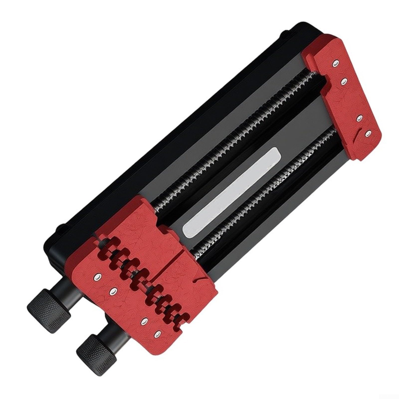 Metall PCB Fixierwerkzeug mit Doppel-Lager Mechanismus für Motherboard Reparatur, Soldering Clamp für IC Chips, 155x80x20mm, Rot/Schwarz
