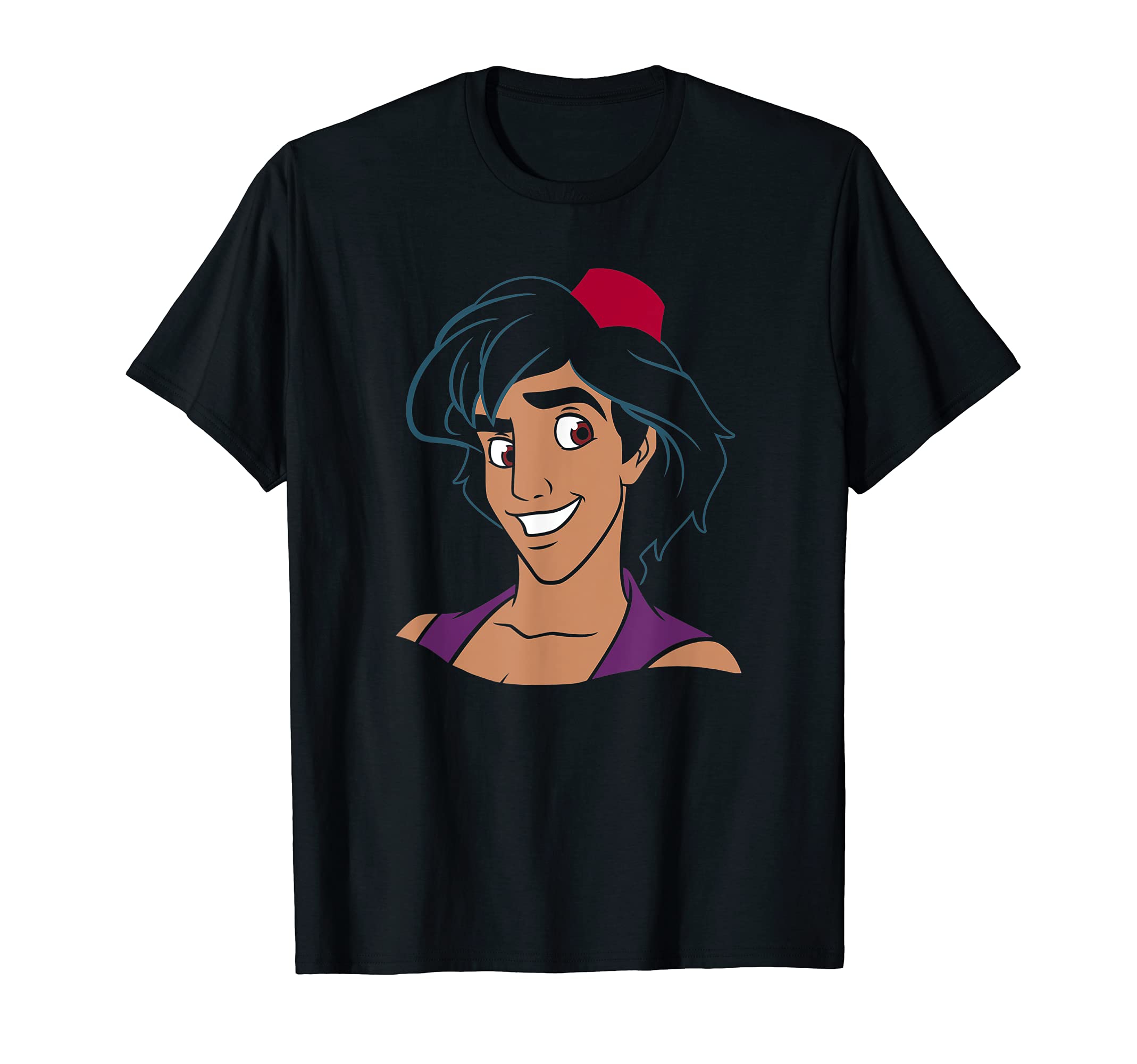 Disney Aladdin Big Smile Portrait T-ShirtOEKO-TEX STANDARD 100