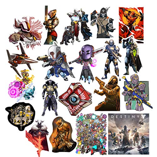 Black Friday - 80% OFF GTOTd Stickers for Destiny 2 Video Games (20pcs Large Size) Merch Gifts Games Party Supplies and Decals for Kids car Helmet Truck Water Bottle Wall Door Laptop Luggage