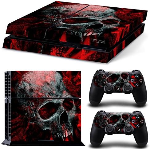 Vinyl Decal Protective Skin Cover Sticker for Sony PS4 Console And 2 Dualshock Controllers #20