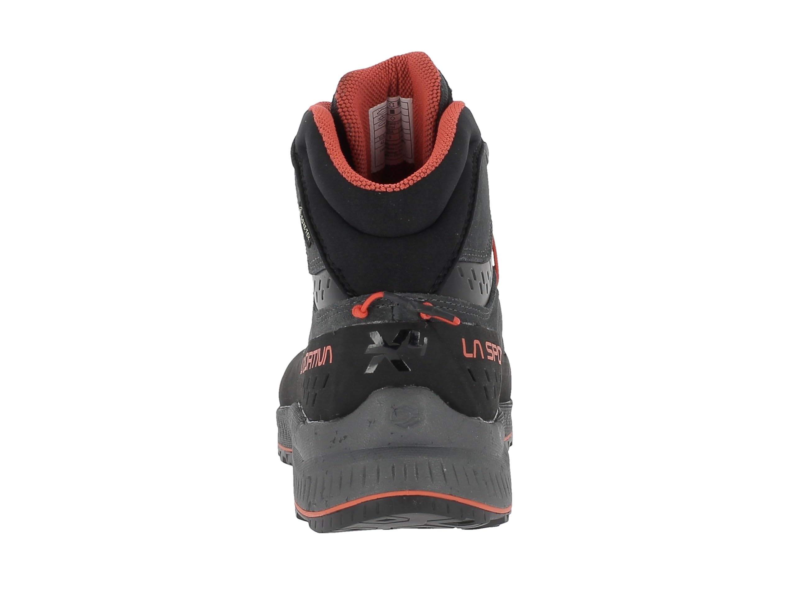 LA Sportiva LaSportiva TX4 Evo Mid GTX – Scarpe da Trekking da Uomo – Carbonio/Cherry Tomato