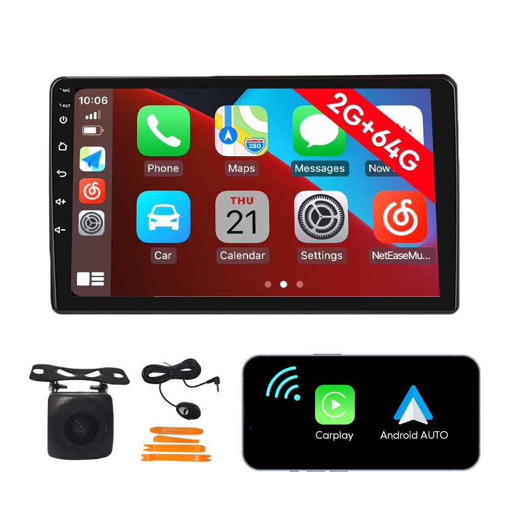 [2G 64G] Android Car Stereo FM Radio Carplay Android Auto 9